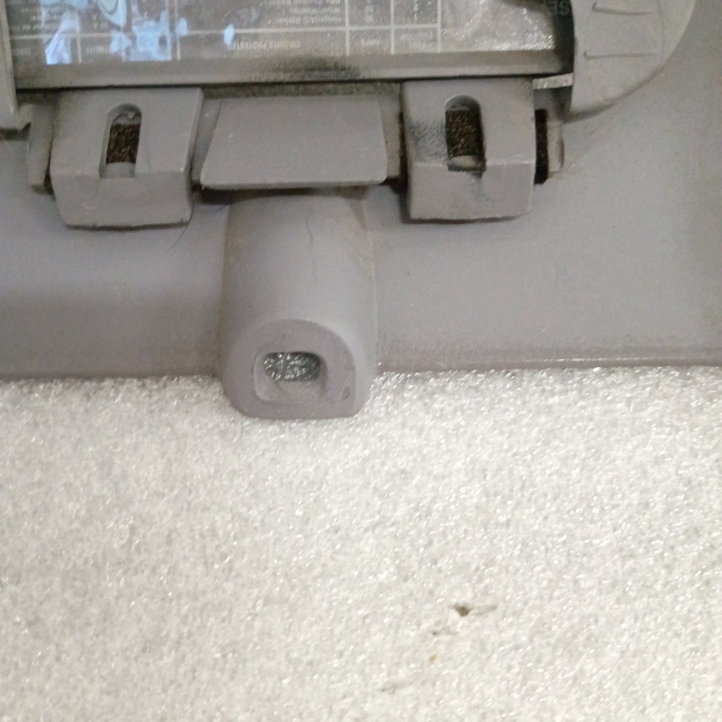 92-96 Light Gray/Opal Lower Dash Knee Panel Trim (Used) Ford F150 F250 F350 Bronco