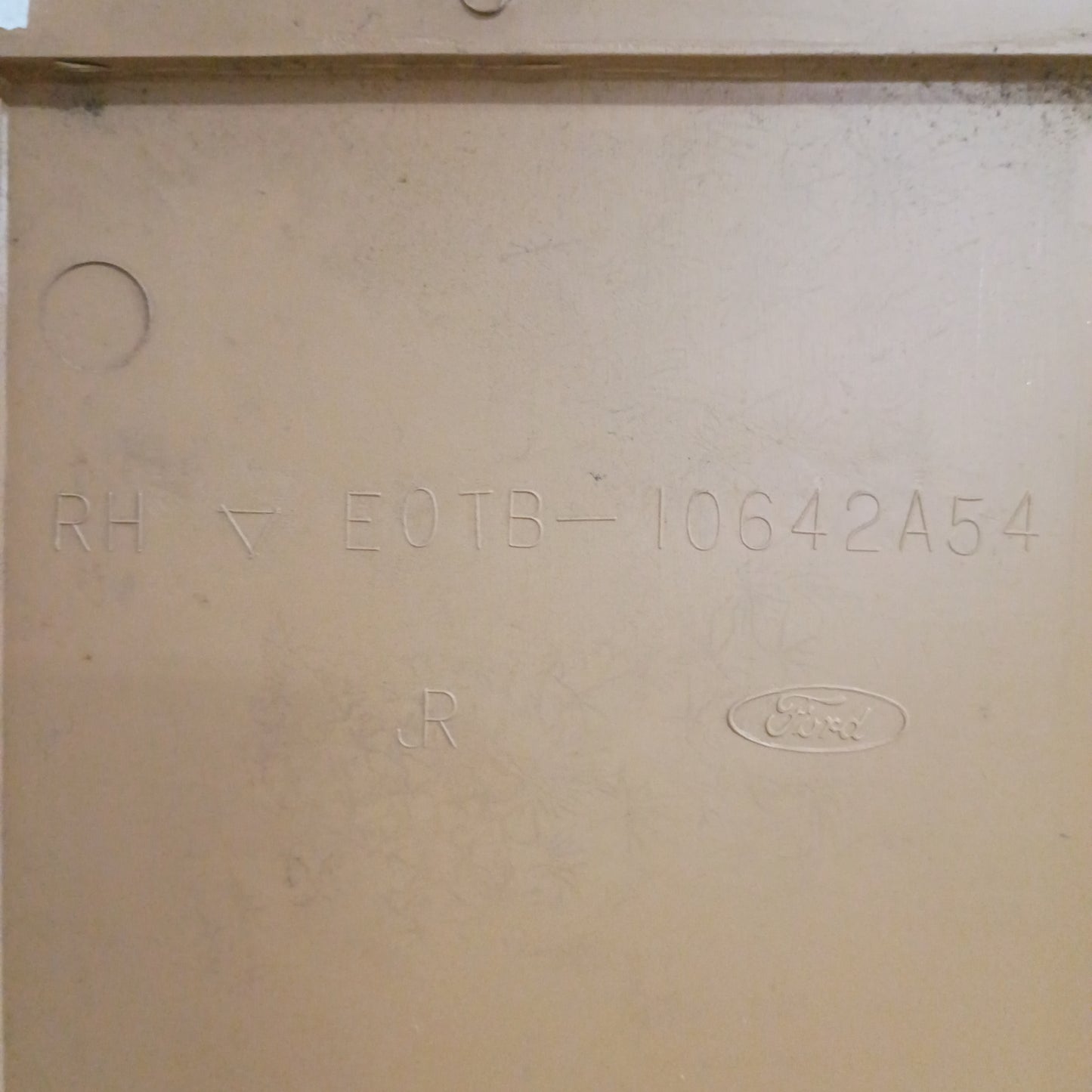 80-86 Tan Hard Door Panel Map Pockets Pair (Used) F150 F250 F350 Bronco OEM