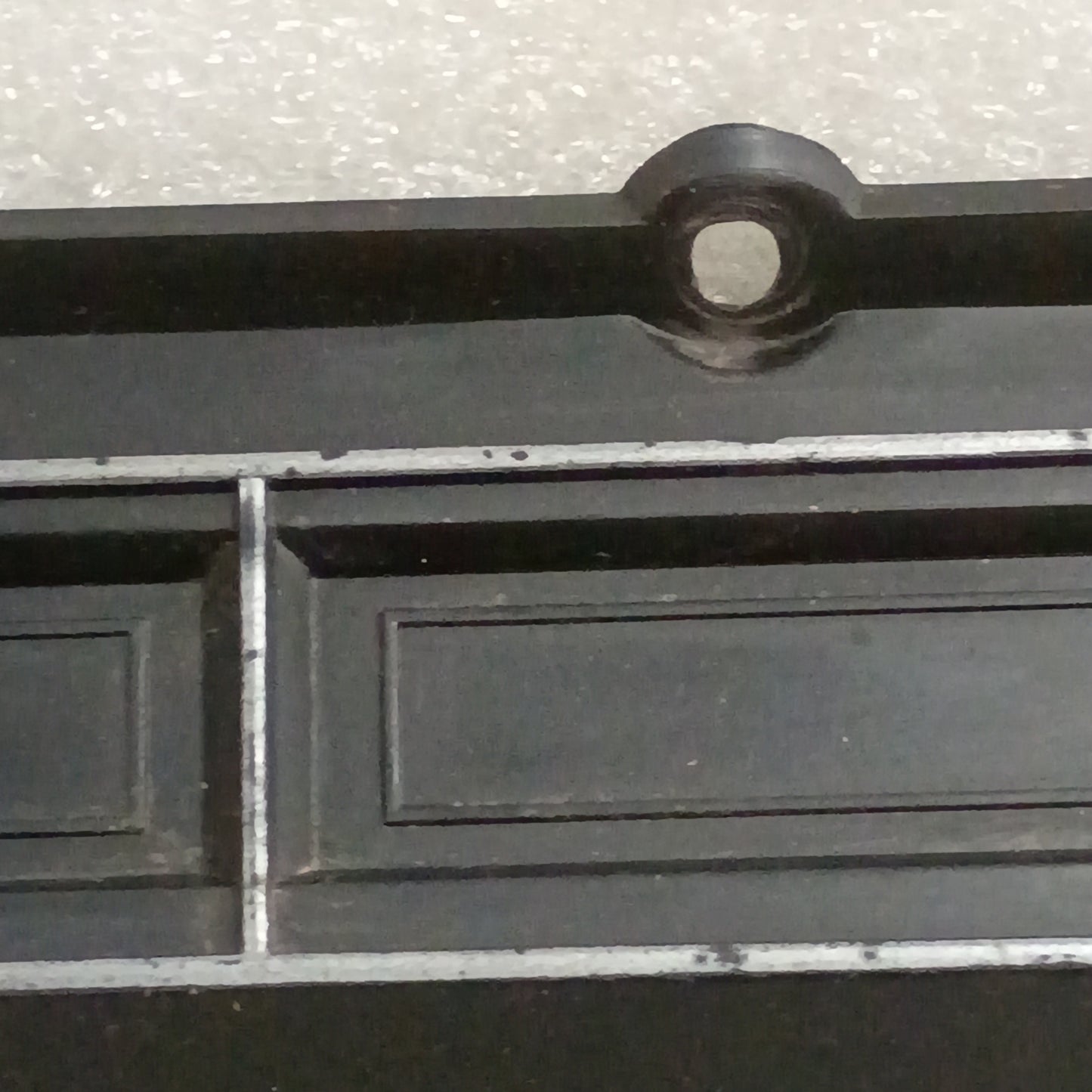 80-86 Black Radio & Heater Bezel (Used) Ford F150 F250 F350 Bronco