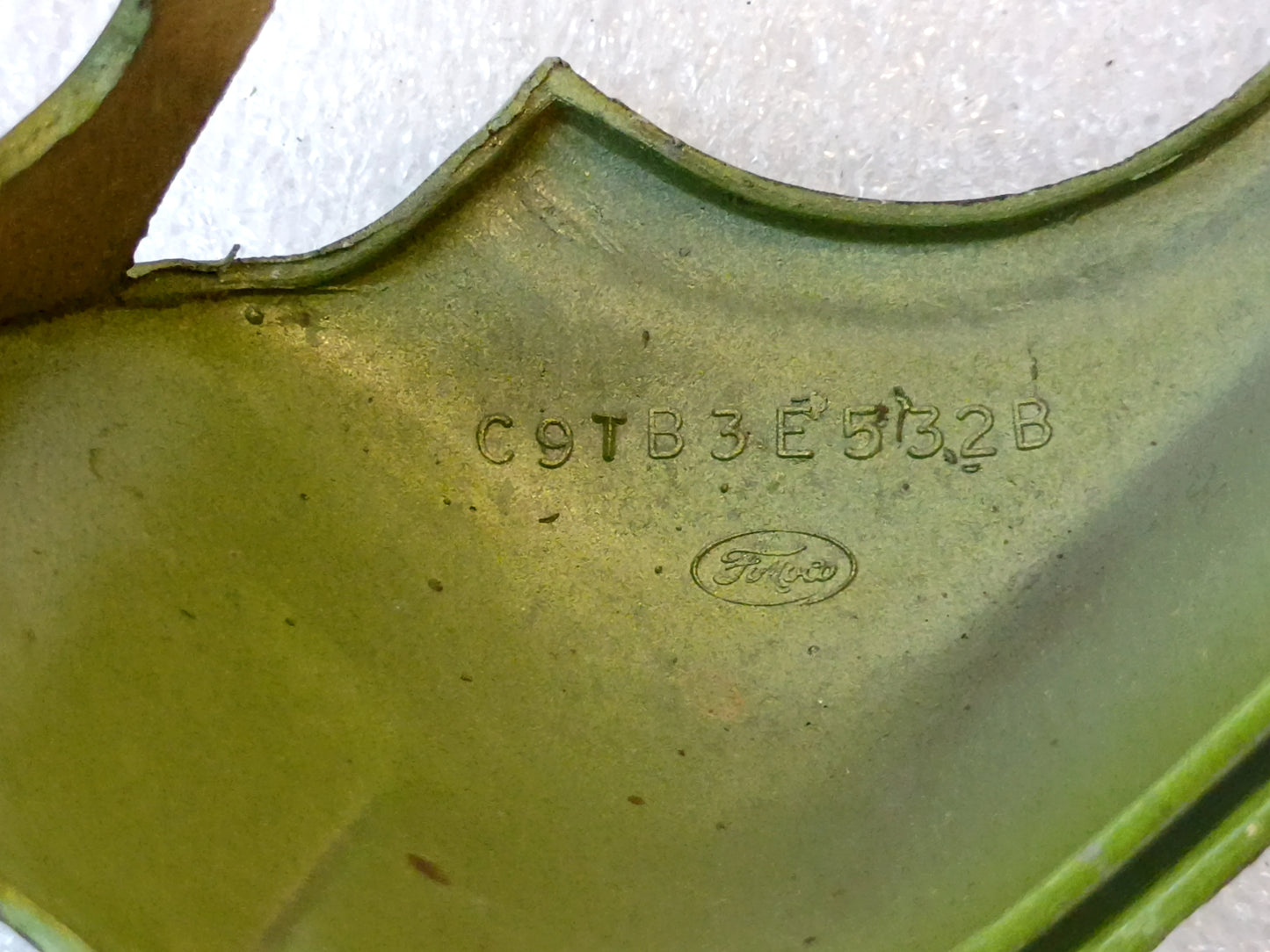 67-72 Green Steering Column Trim Cover (Used) Ford F100 F150 F250 F350