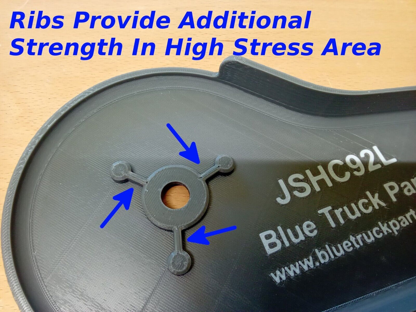 92-97 Light/Lapis Blue Split Seat Hinge Covers