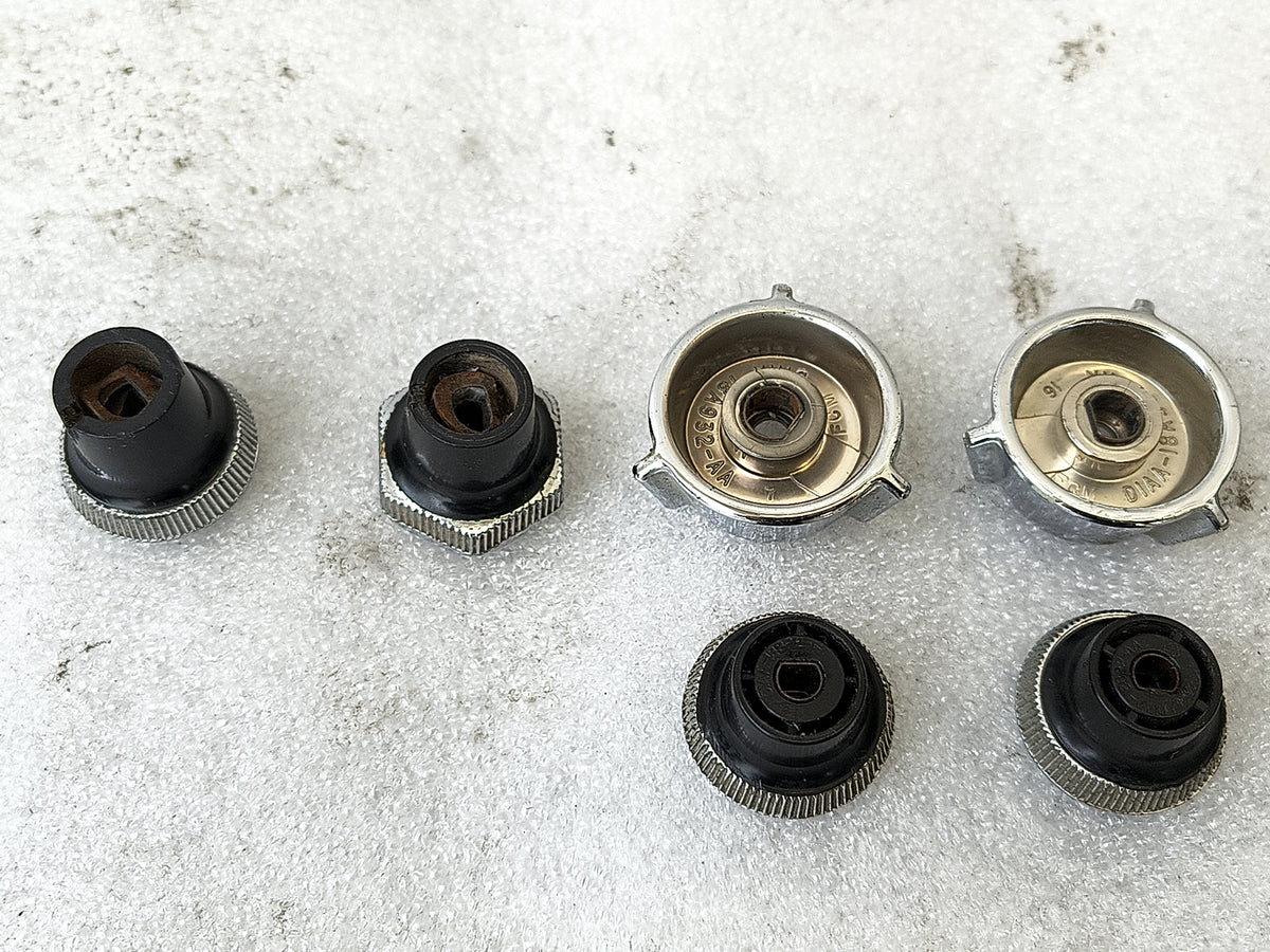 73-79 Chrome & Black Knob Set (Used) F150 F250 F350