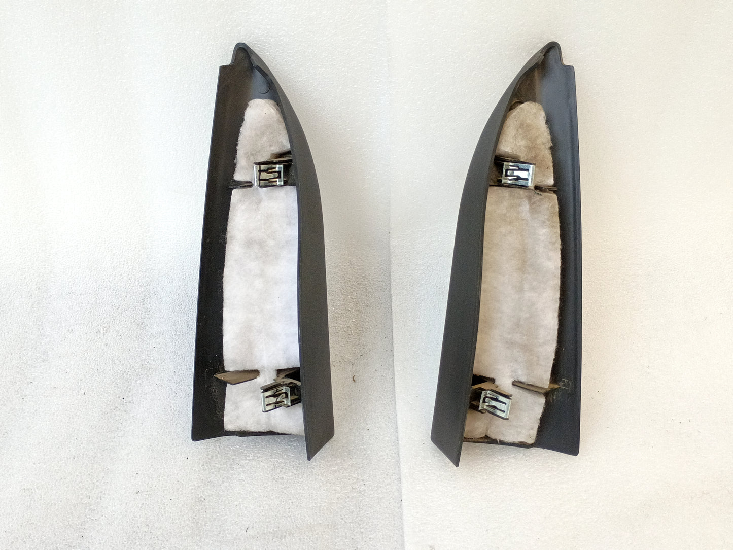 08-16 Upper Door Sail Panel Covers Mirror Bolt Trim (Used) OEM Ford F250 F350 SuperDuty