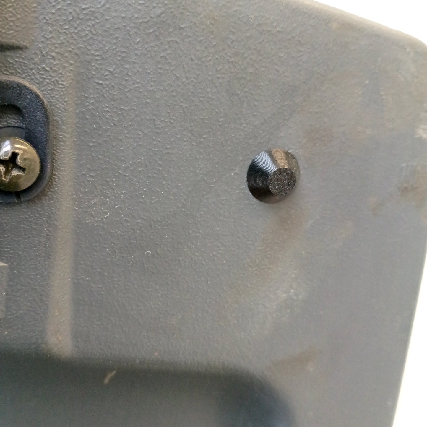 92-97 Dark/Granite Gray Center Console New Cups, Latch (Used) F150 F250 F350 Bronco