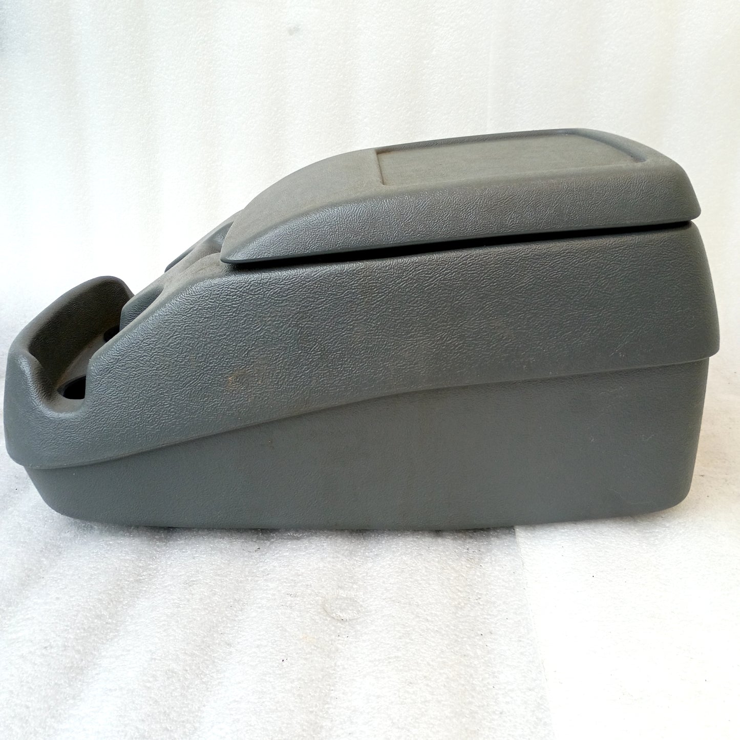 92-97 Dark/Granite Gray Center Console New Cups, Latch (Used) F150 F250 F350 Bronco