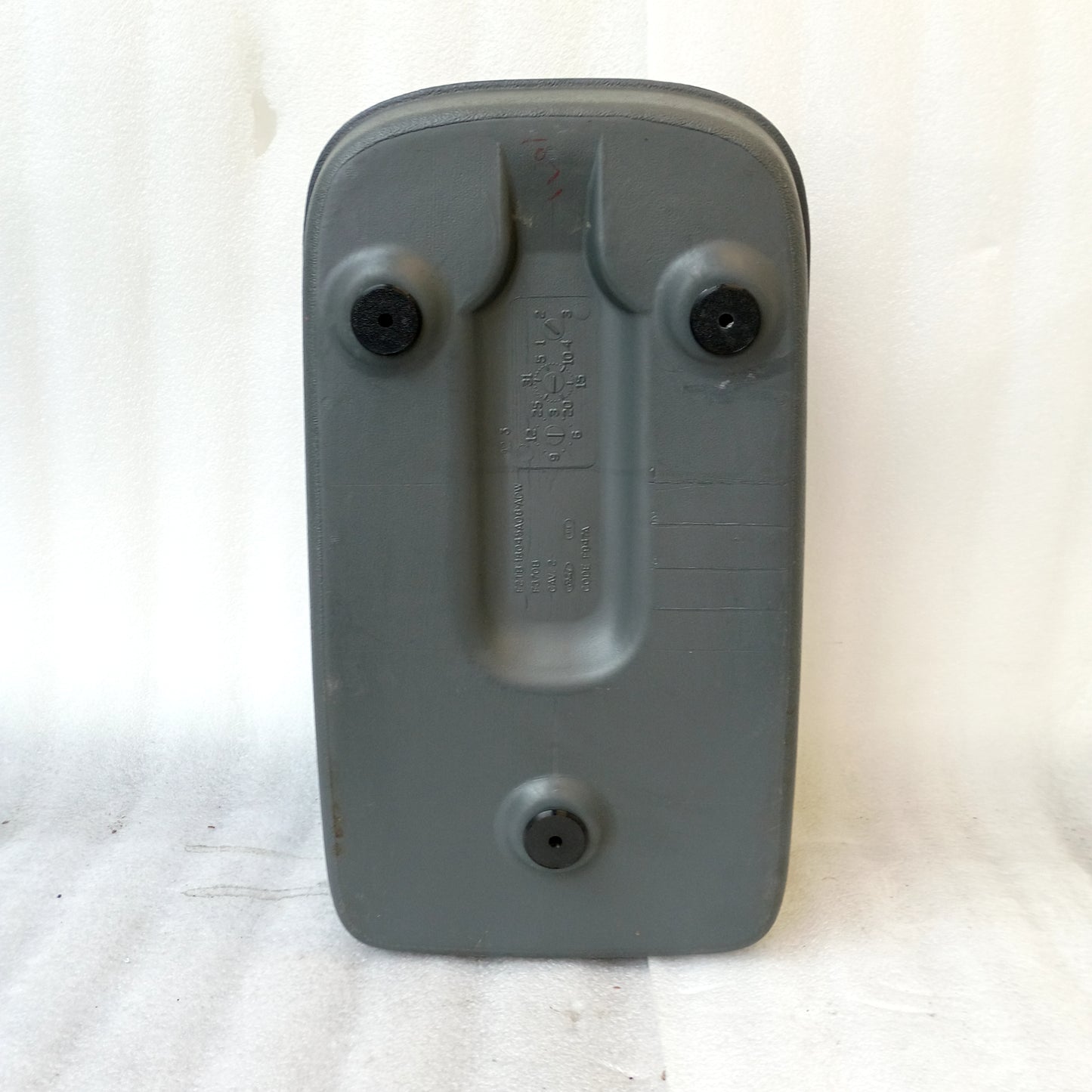 92-97 Dark/Granite Gray Center Console New Cups, Latch (Used) F150 F250 F350 Bronco