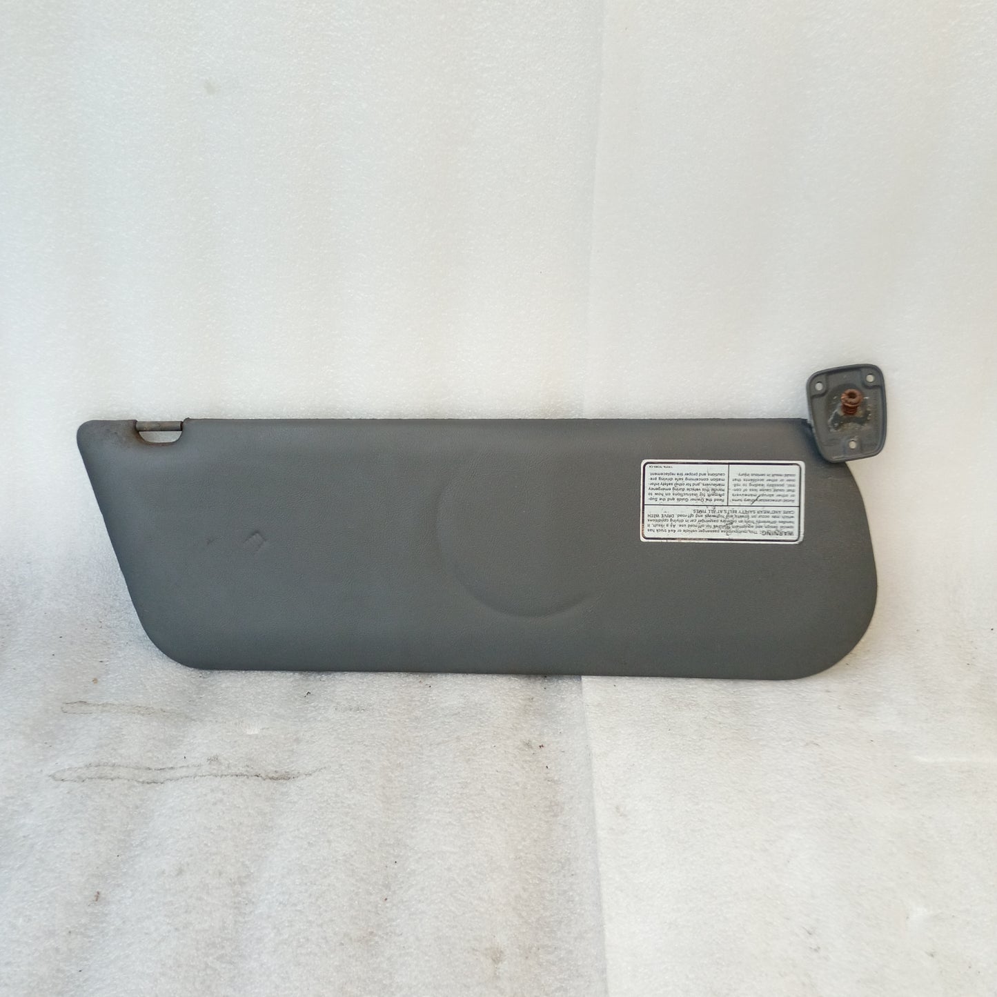 87-91 Dark Gray Vinyl Sun Visors Pair (Used) F150 F250 F350 Bronco OEM