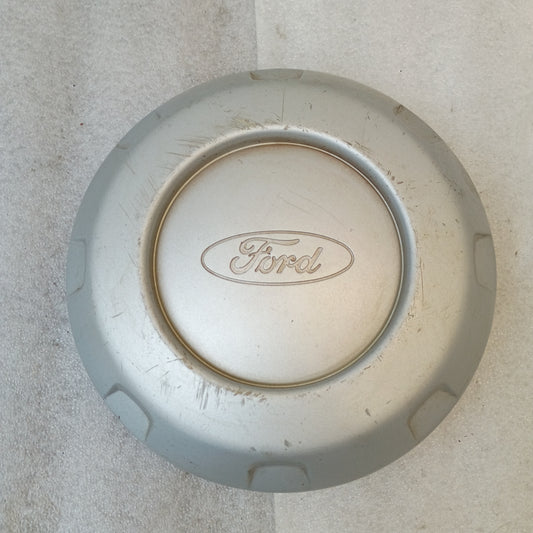 04-16 OEM Ford Silver Center Hub Cap 8 Lug (Used) Super Duty F250 F350 - 5c34-1a096-cc