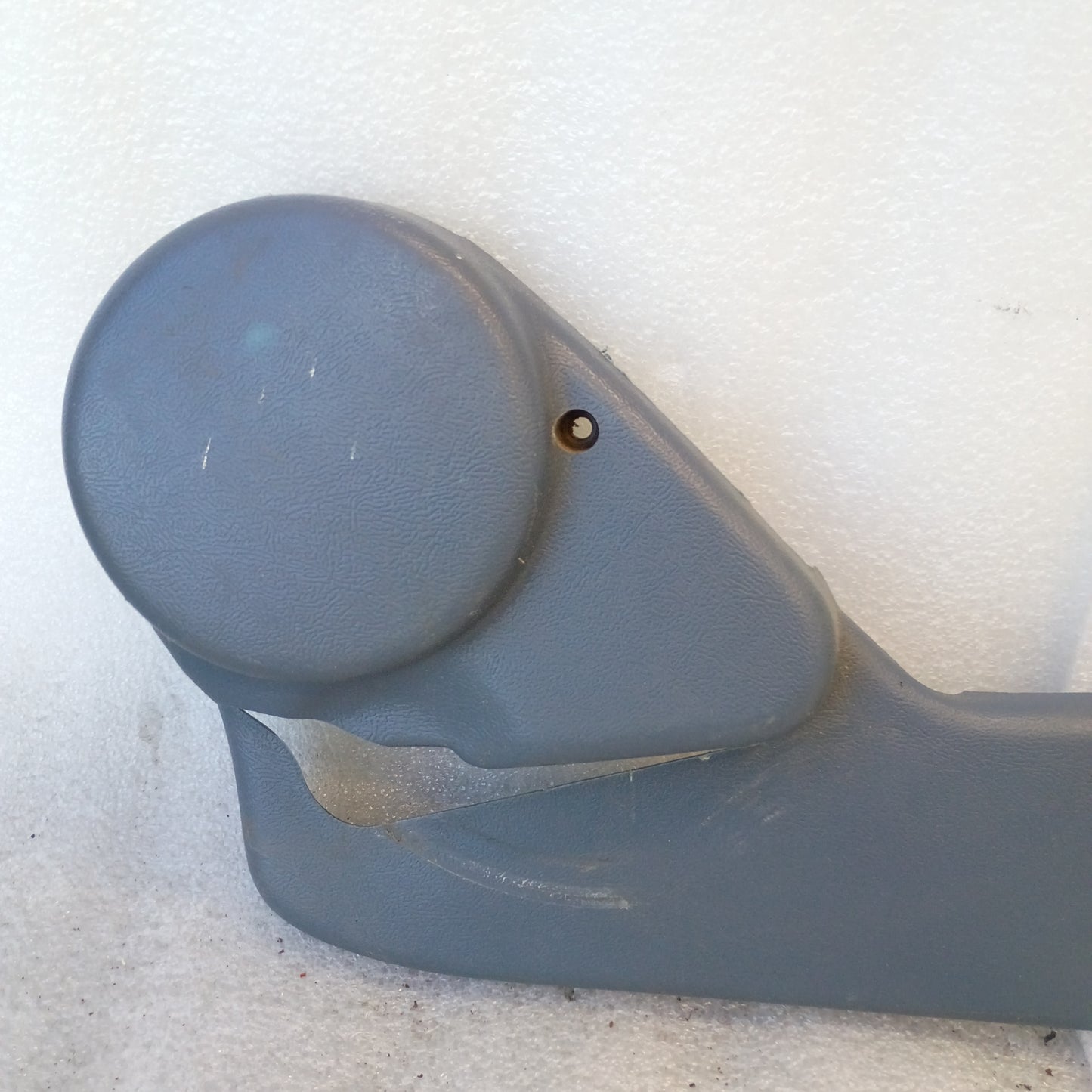 92-96 Dark/Crystal Blue Bucket Seat Side Trim Pair (Used) F150 F250 F350 Bronco OEM
