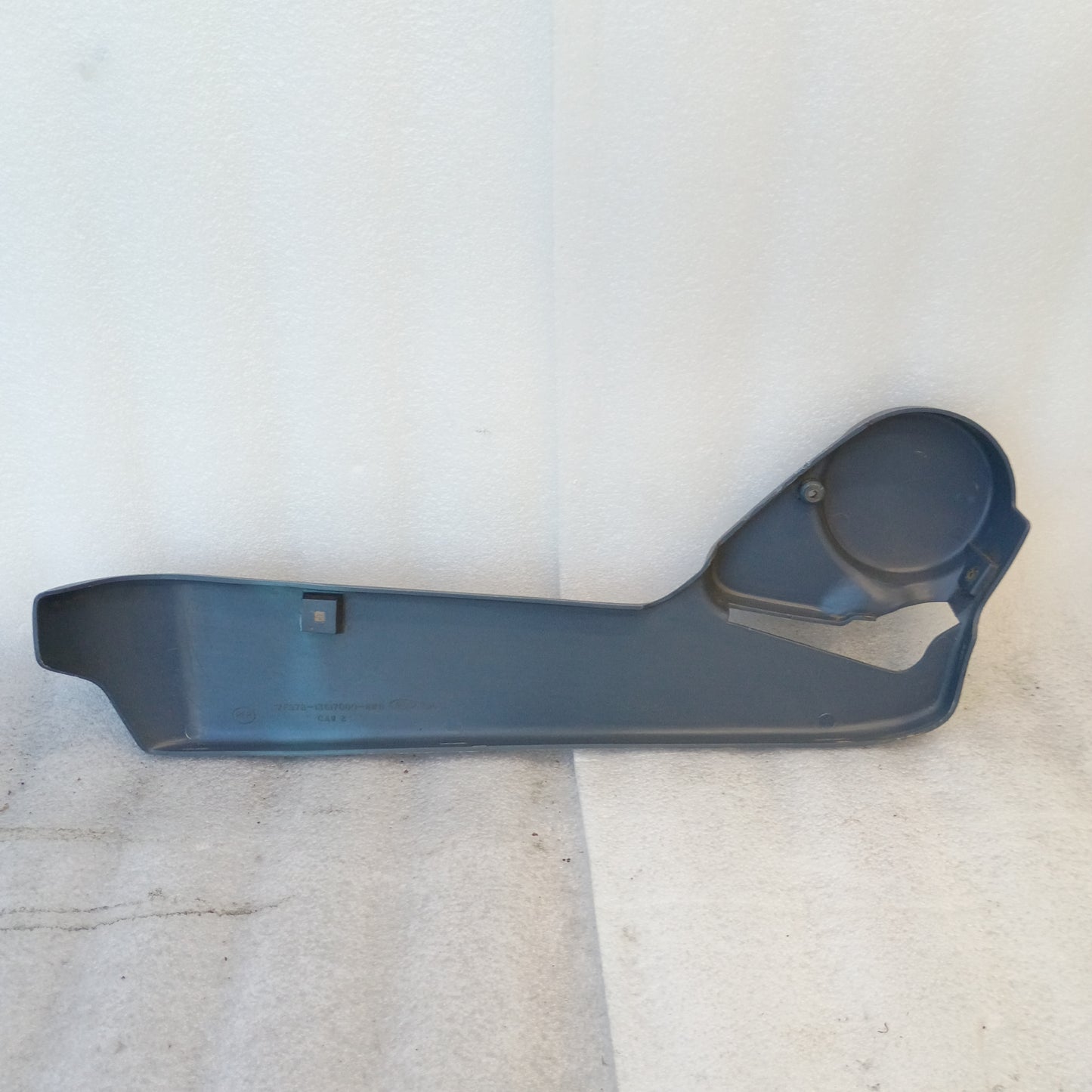 92-96 Dark/Crystal Blue Bucket Seat Side Trim Pair (Used) F150 F250 F350 Bronco OEM