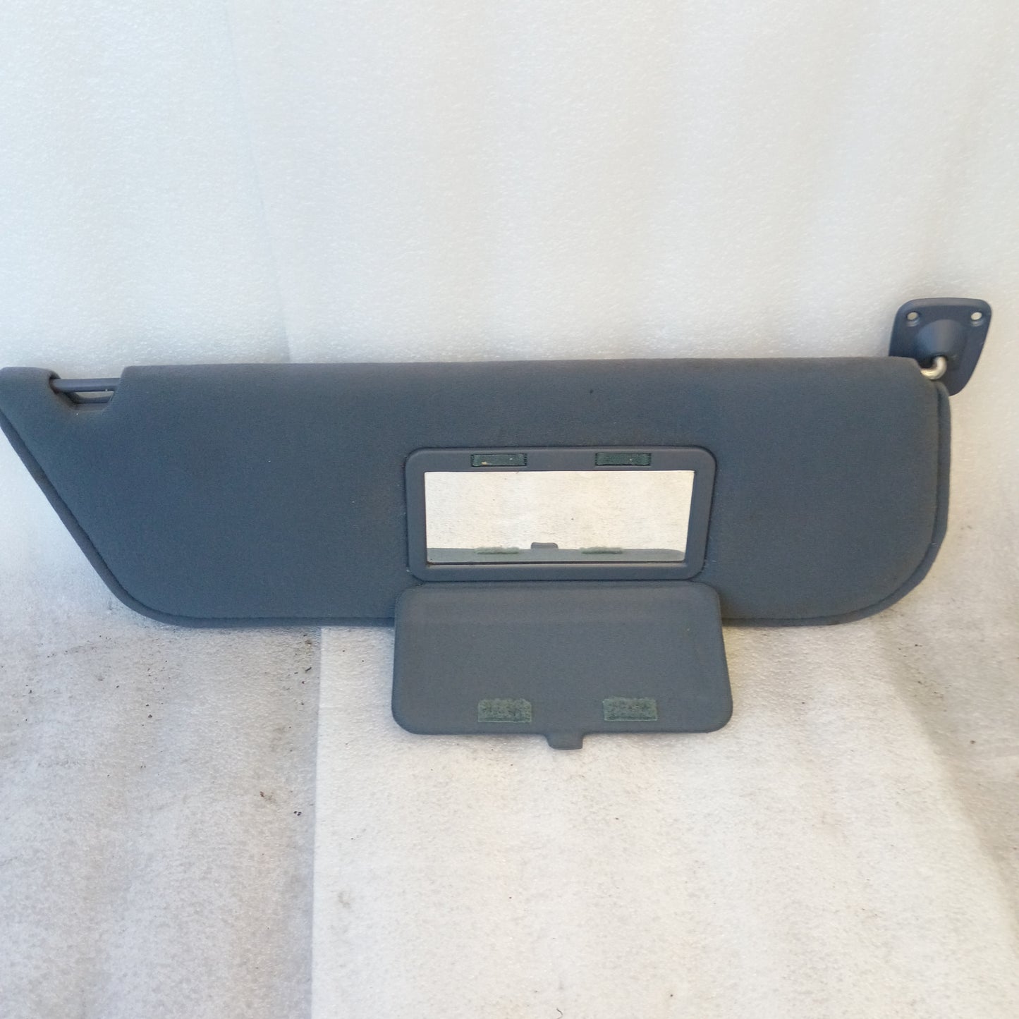 92-97 Dark/Crystal Blue Cloth Sun Visors Pair (Used) F150 F250 F350 Bronco OEM
