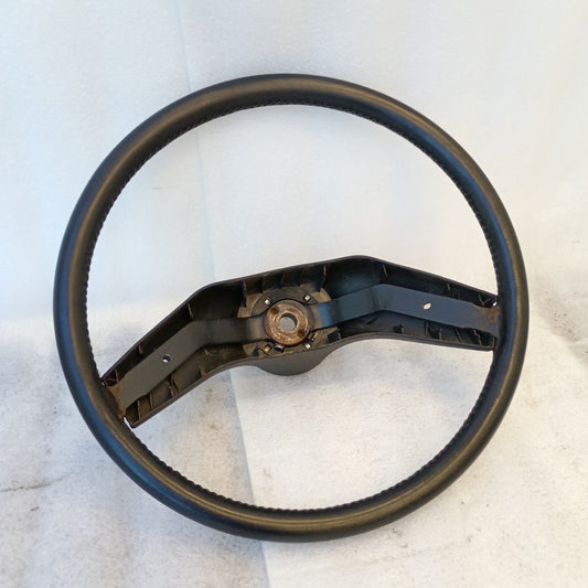 80-86 Sim Leather Steering Wheel (Used) F150 F250 F350 Bronco OEM XLT