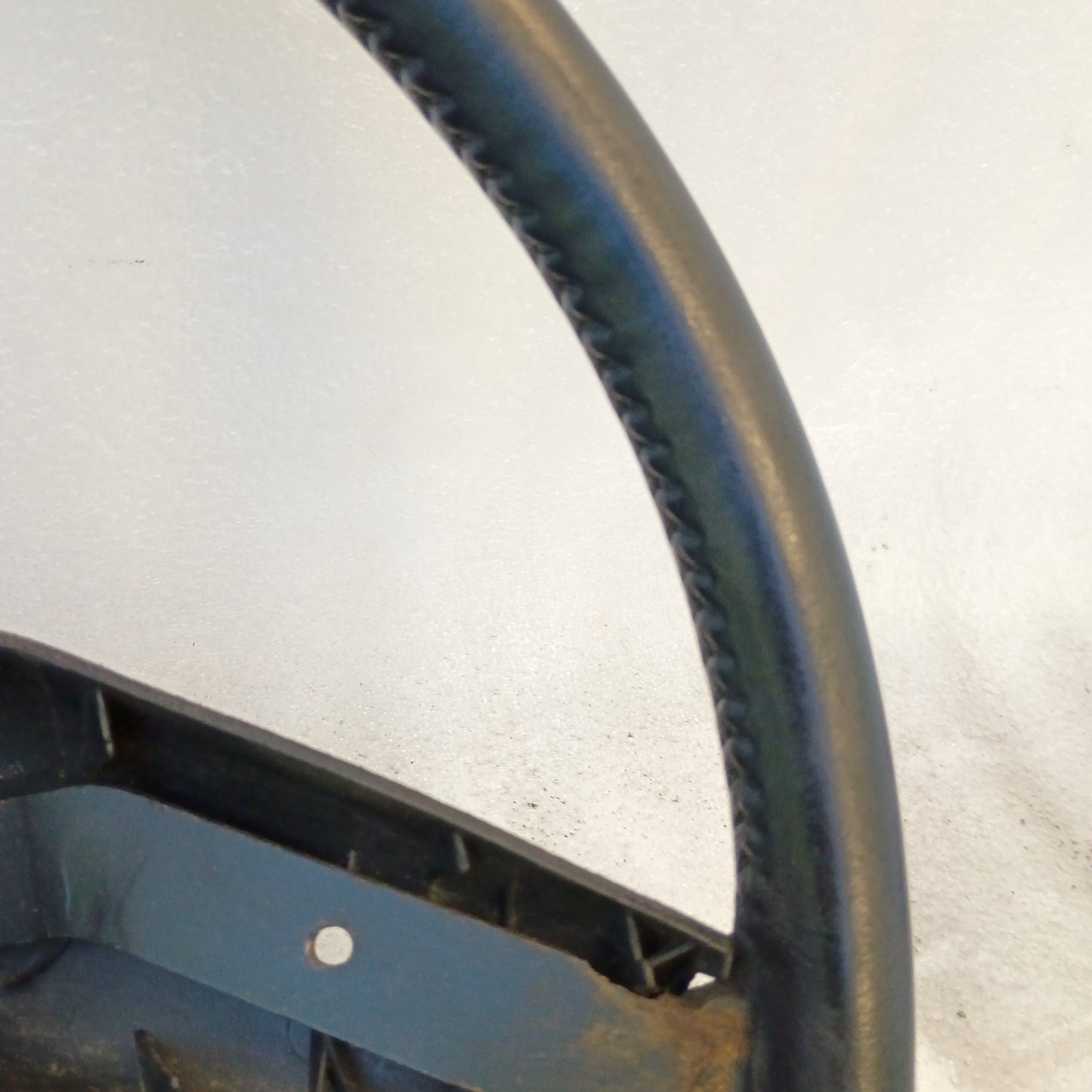 80-86 Sim Leather Steering Wheel (Used) F150 F250 F350 Bronco OEM XLT
