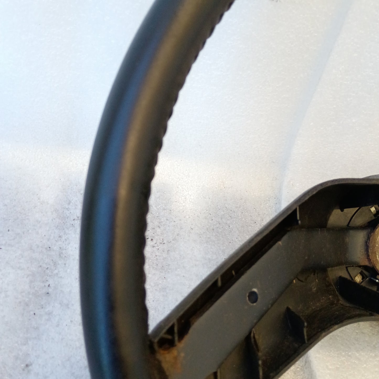 80-86 Sim Leather Steering Wheel (Used) F150 F250 F350 Bronco OEM XLT