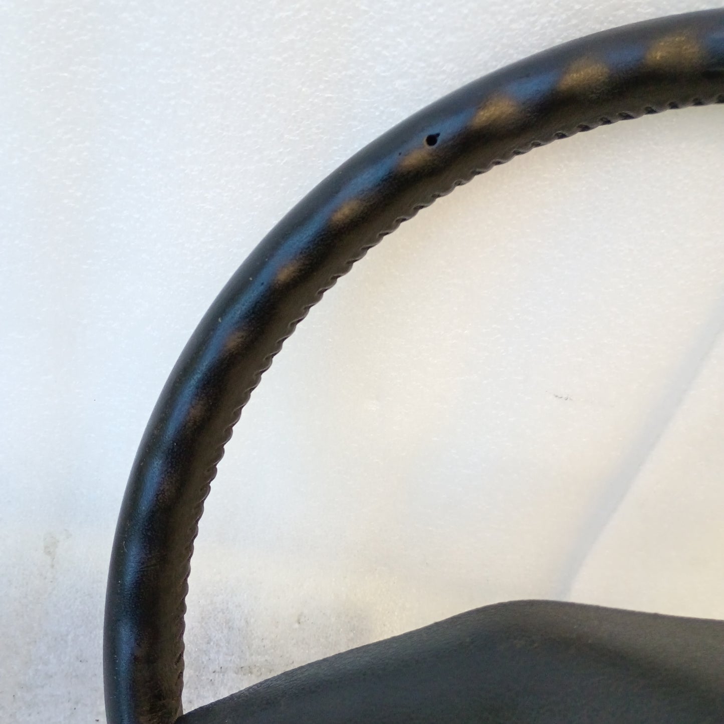 80-86 Sim Leather Steering Wheel (Used) F150 F250 F350 Bronco OEM XLT