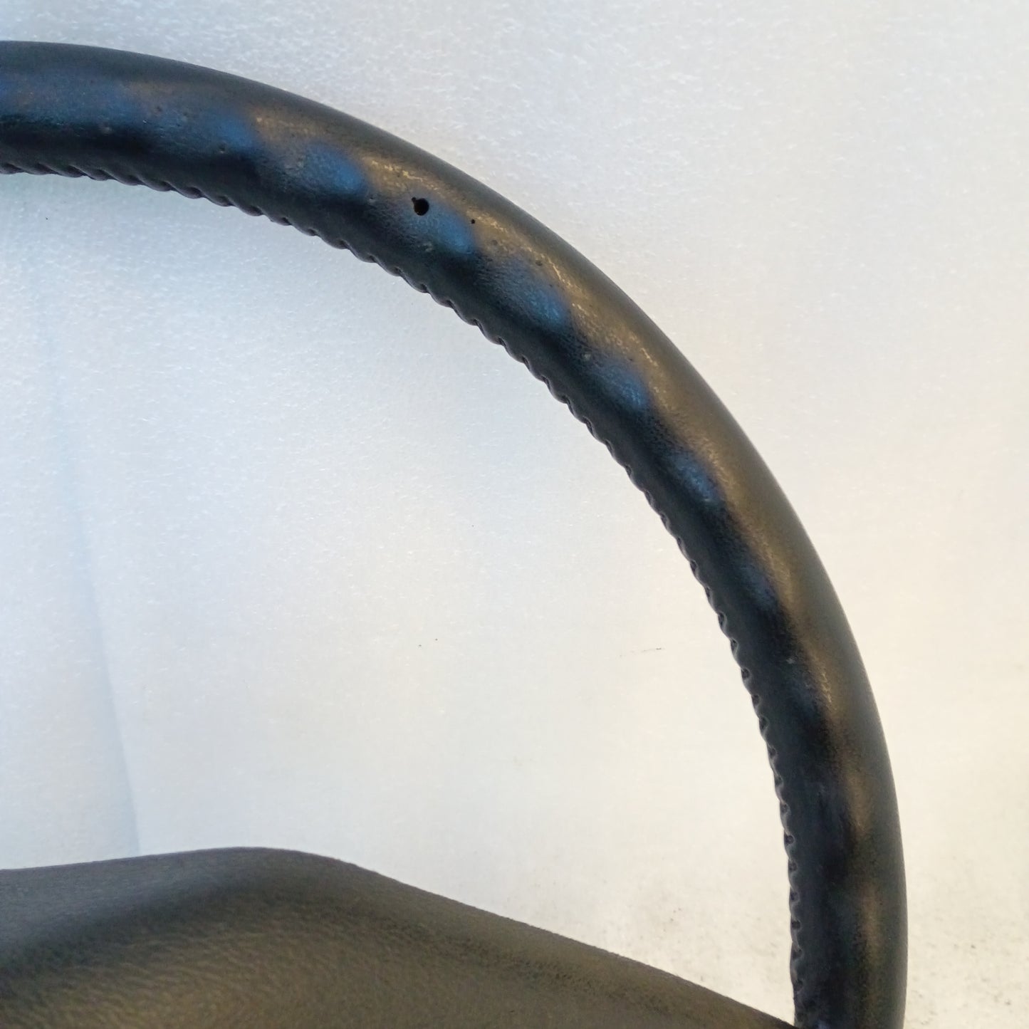 80-86 Sim Leather Steering Wheel (Used) F150 F250 F350 Bronco OEM XLT