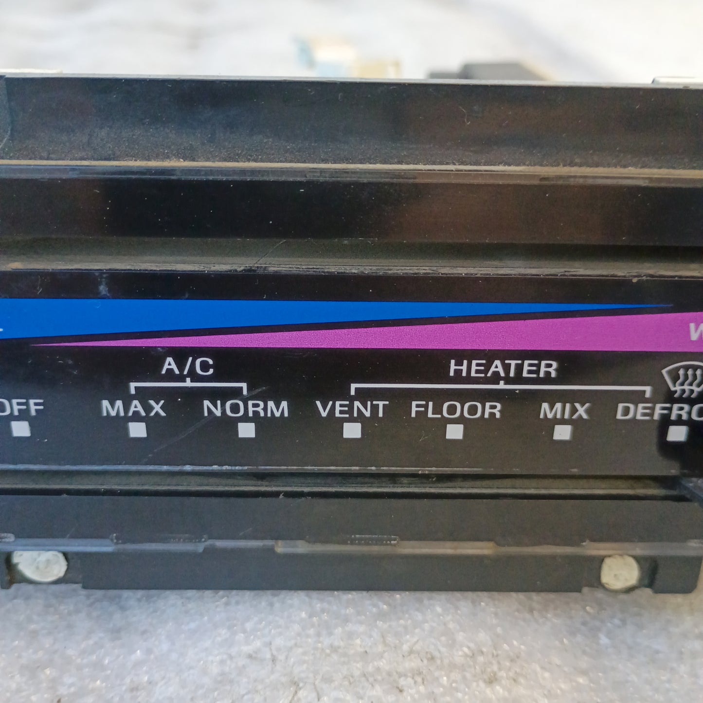 84-86 Heater & AC Control with Fuel Switch (Used) Ford F100 F150 F250 F350 Bronco