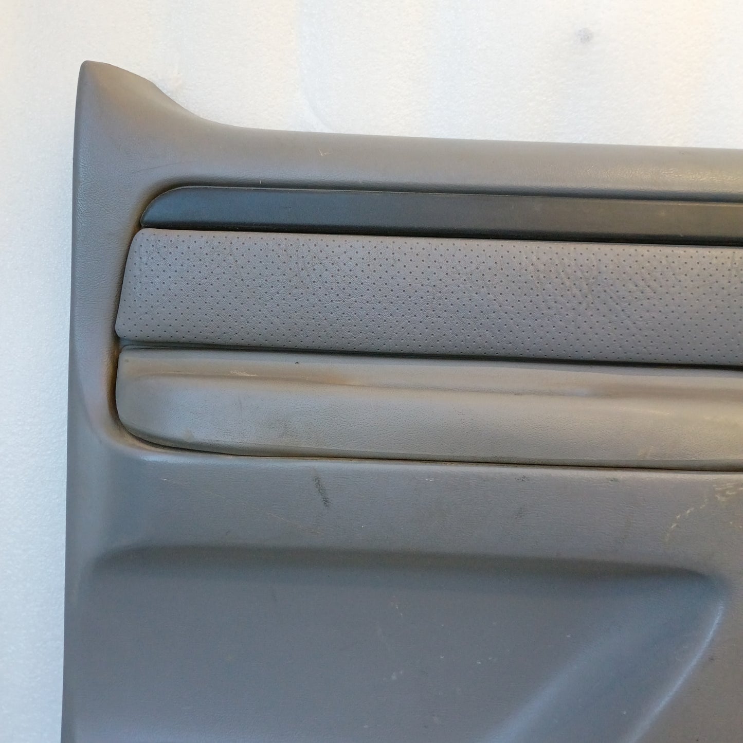 1992-1997 Deluxe Light/Opal Gray Rear Crew Cab Door Panels (Used) F250 F350 OBS