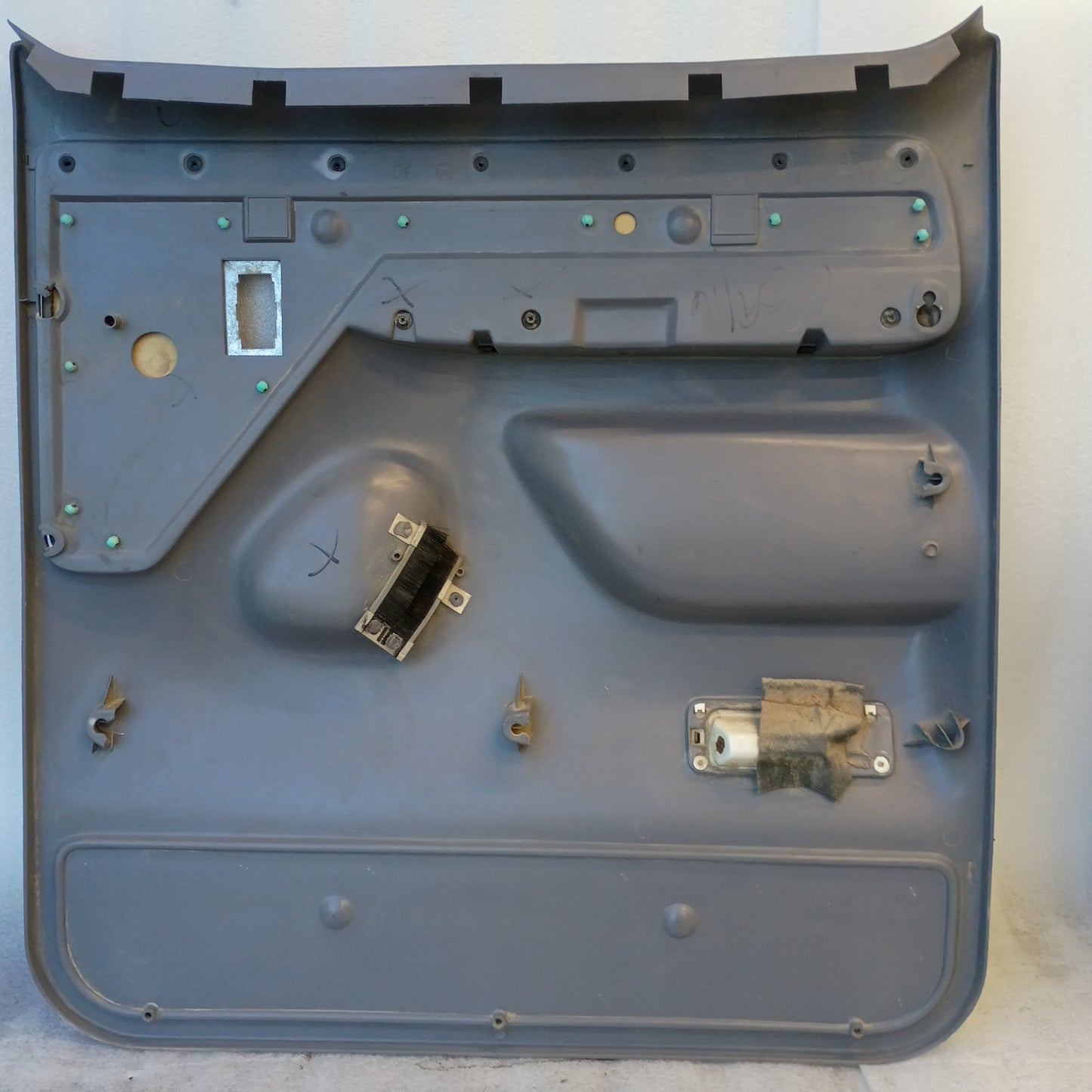 1992-1997 Deluxe Light/Opal Gray Rear Crew Cab Door Panels (Used) F250 F350 OBS