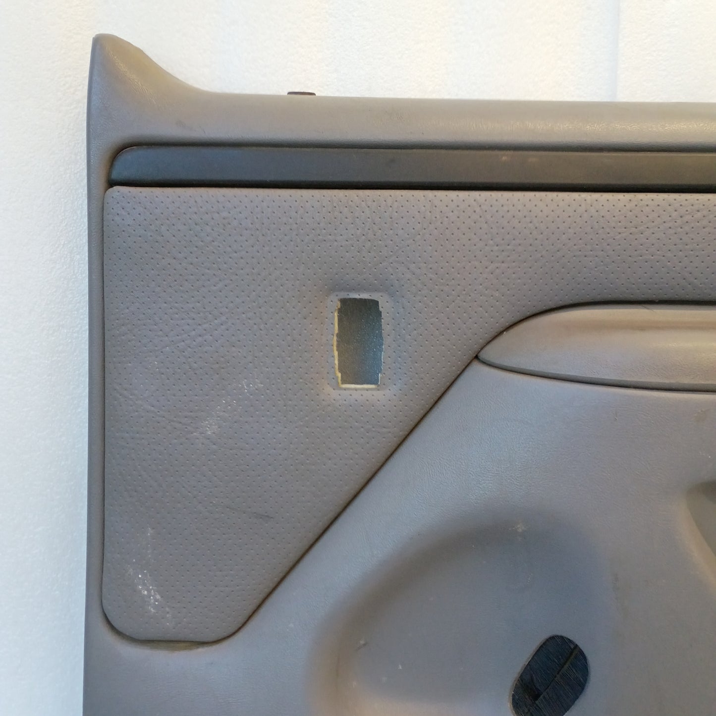 1992-1997 Deluxe Light/Opal Gray Rear Crew Cab Door Panels (Used) F250 F350 OBS