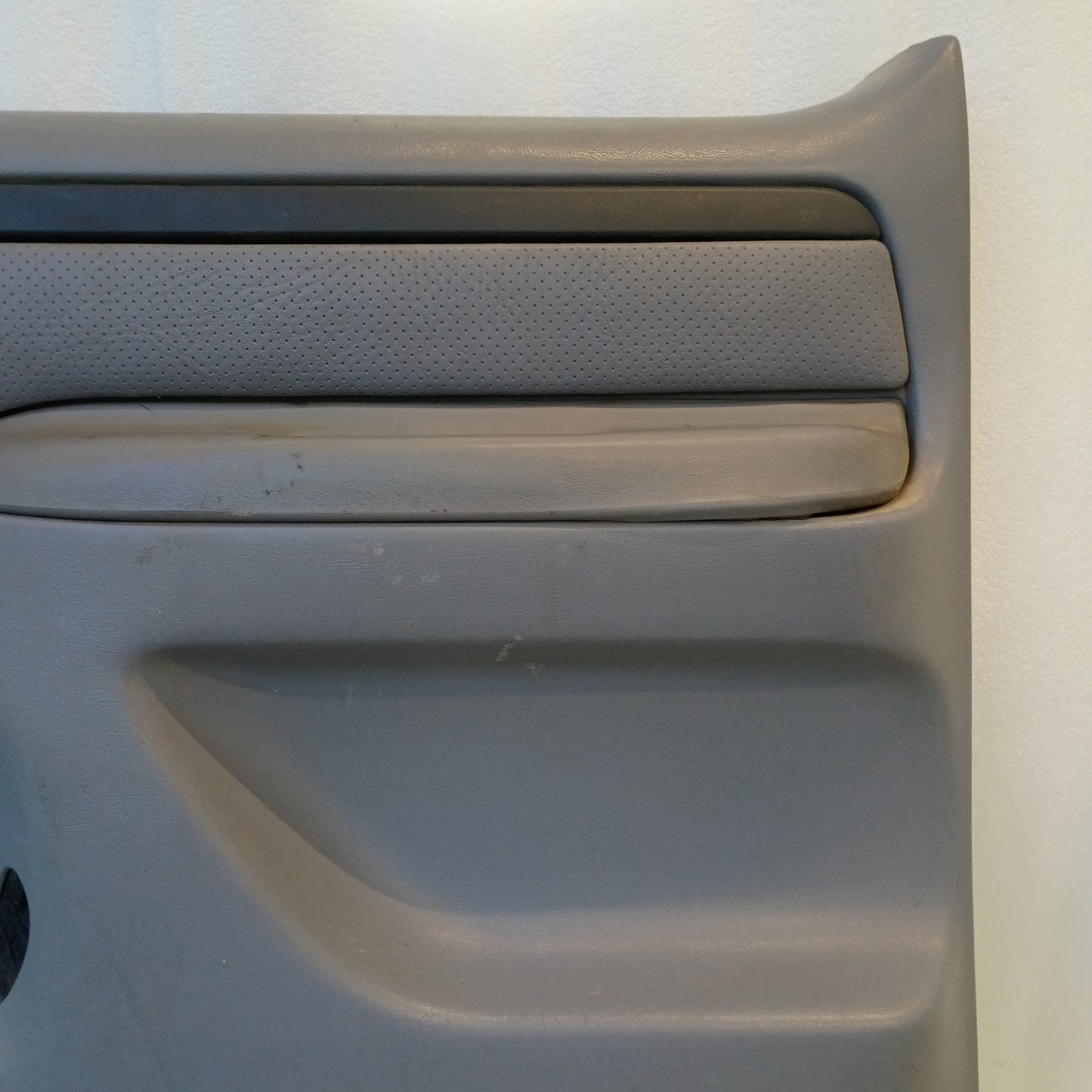 1992-1997 Deluxe Light/Opal Gray Rear Crew Cab Door Panels (Used) F250 F350 OBS