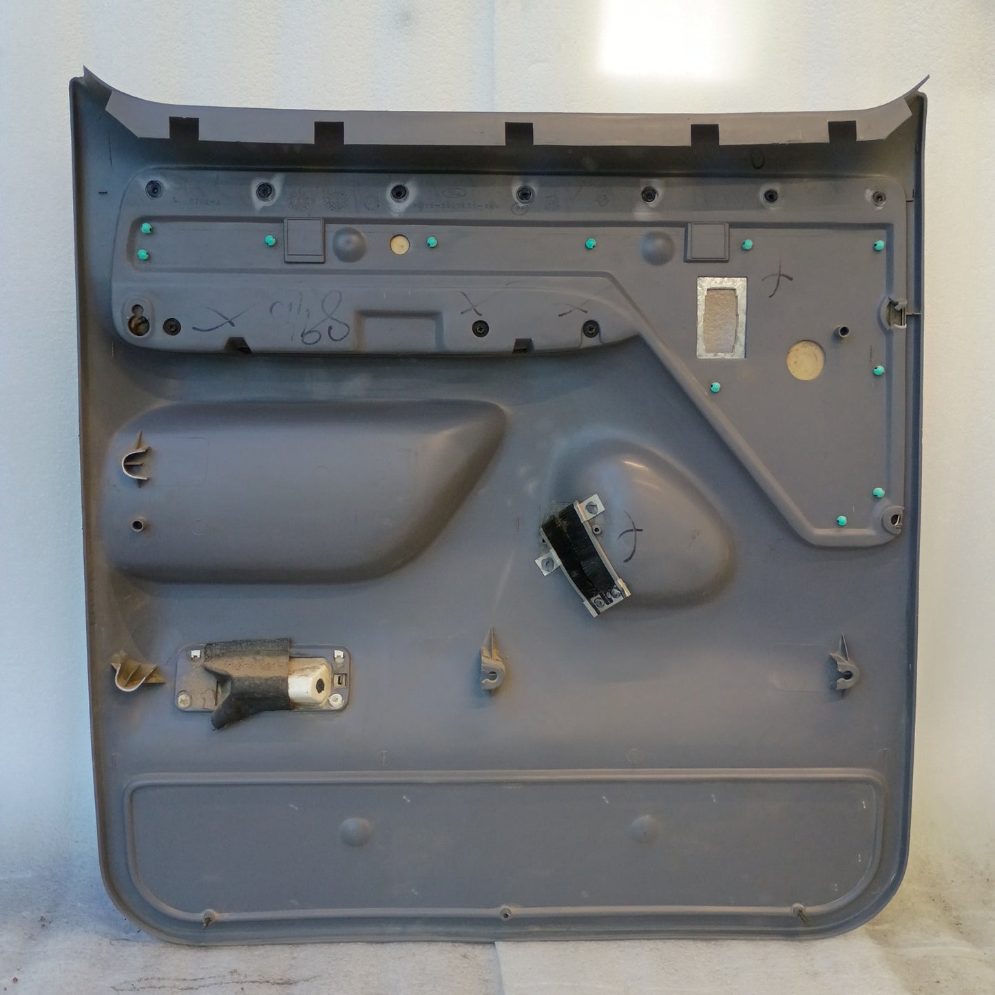 1992-1997 Deluxe Light/Opal Gray Rear Crew Cab Door Panels (Used) F250 F350 OBS