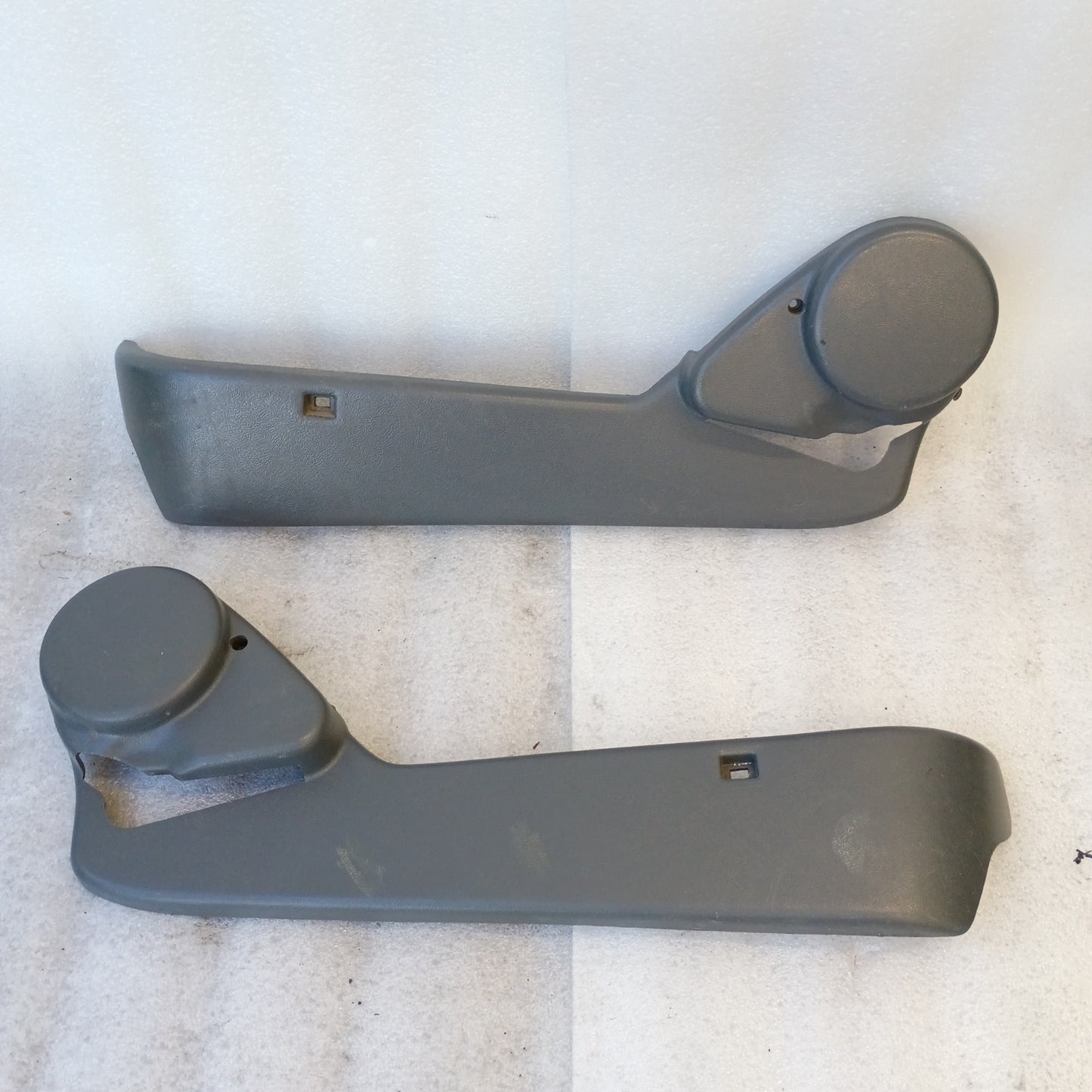 92-96 Dark/Granite Gray Bucket Seat Side Trim Pair (Used) F150 F250 F350 Bronco OEM