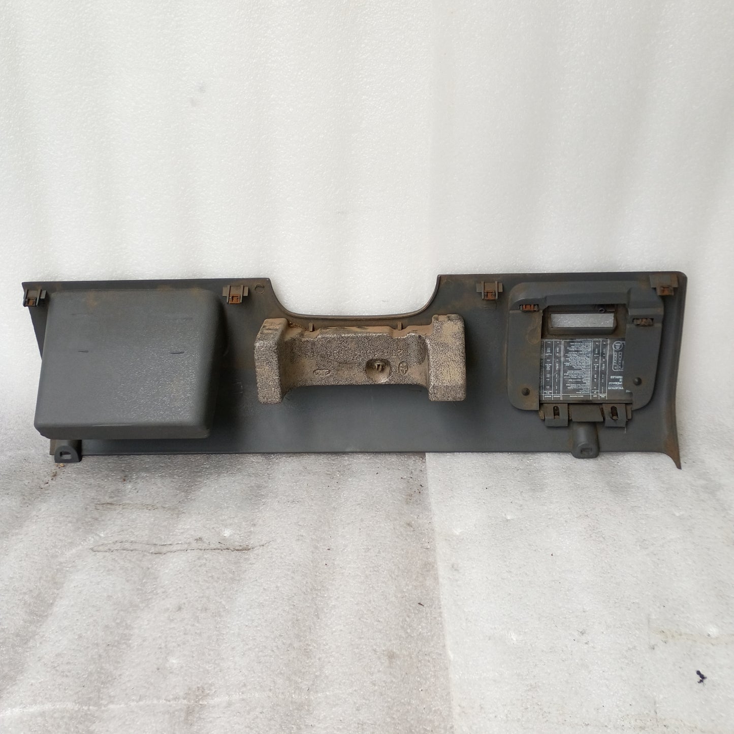 92-96 Dark/Granite Gray Lower Dash Knee Panel Trim (Used) Ford F150 F250 F350 Bronco
