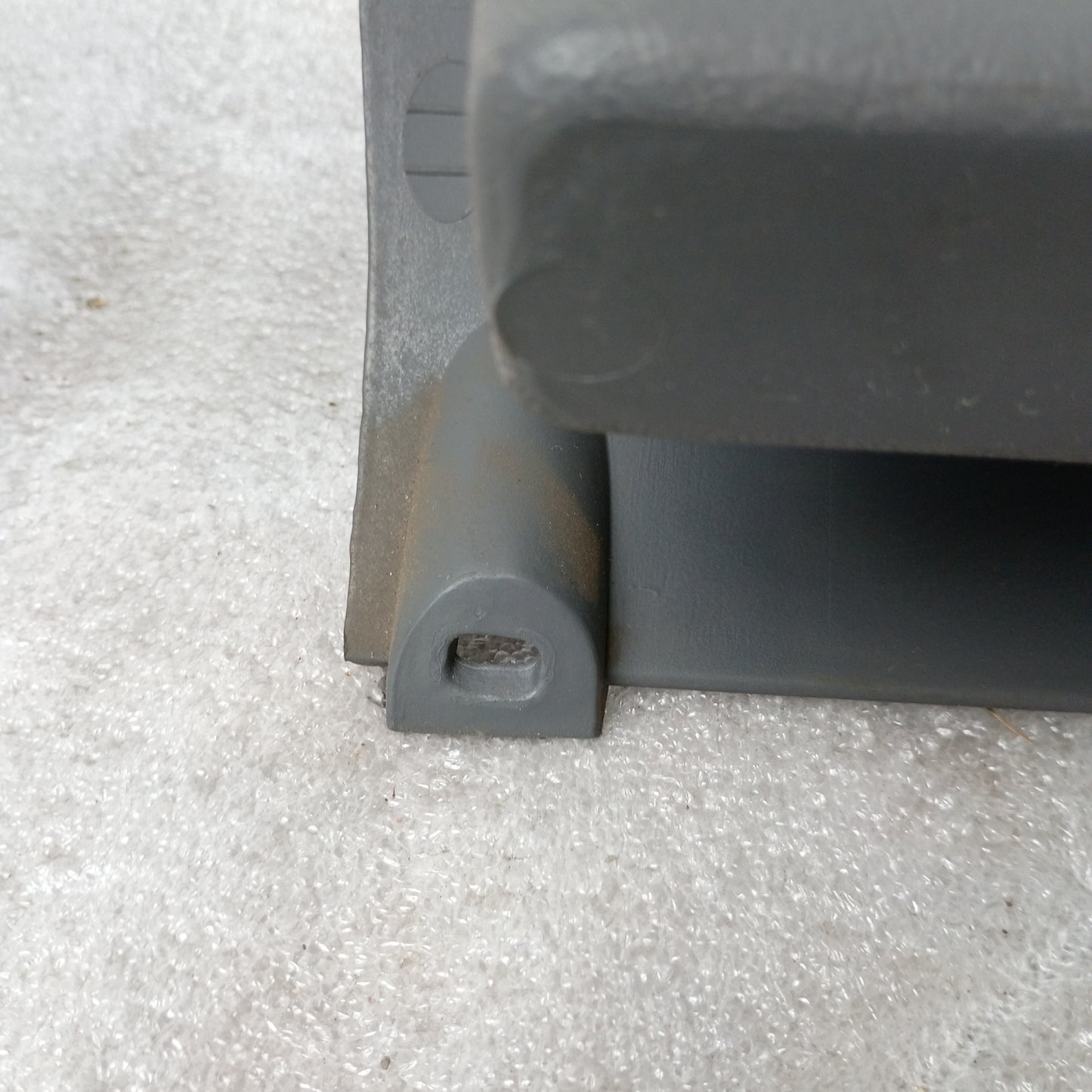 92-96 Dark/Granite Gray Lower Dash Knee Panel Trim (Used) Ford F150 F250 F350 Bronco