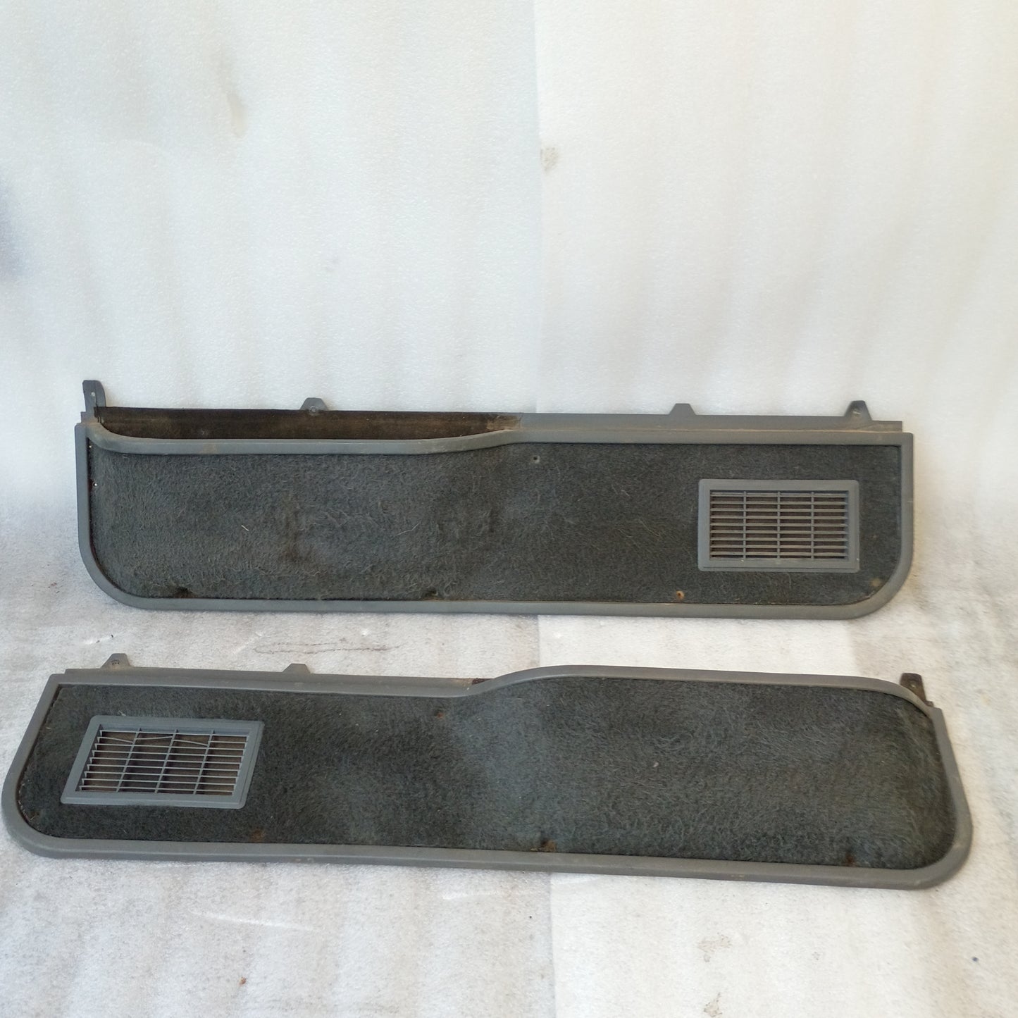 87-91 Dark Gray Door Panels Set for Manual Windows (Used) F150 F250 F350 Bronco