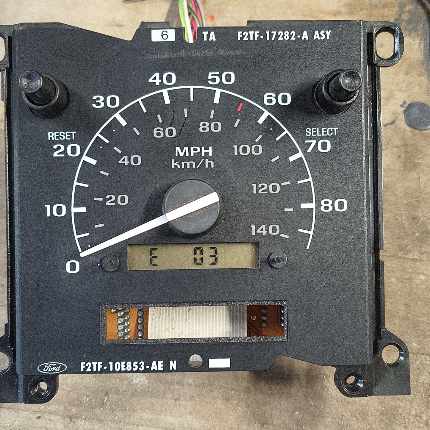 92-97 Speedometer 216K Miles (Used) Ford F150 F250 F350 Bronco OEM