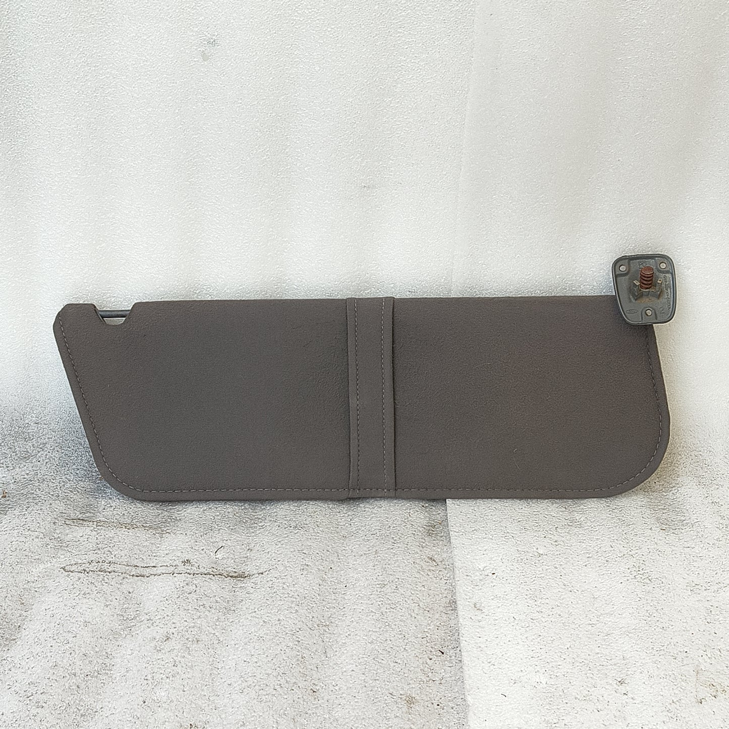 92-97 Dark/Granite Gray Cloth Sun Visors Pair (Used) F150 F250 F350 Bronco OEM