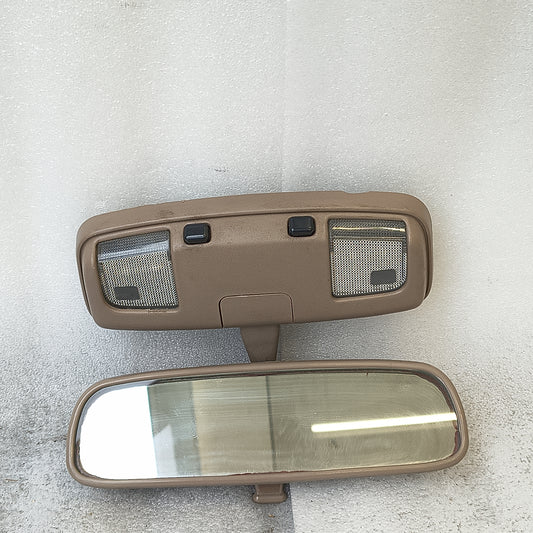 90-95 Tan 4Runner Rear View Mirror & Dome Light w/ Door Switch (Used) OEM Toyota SR5