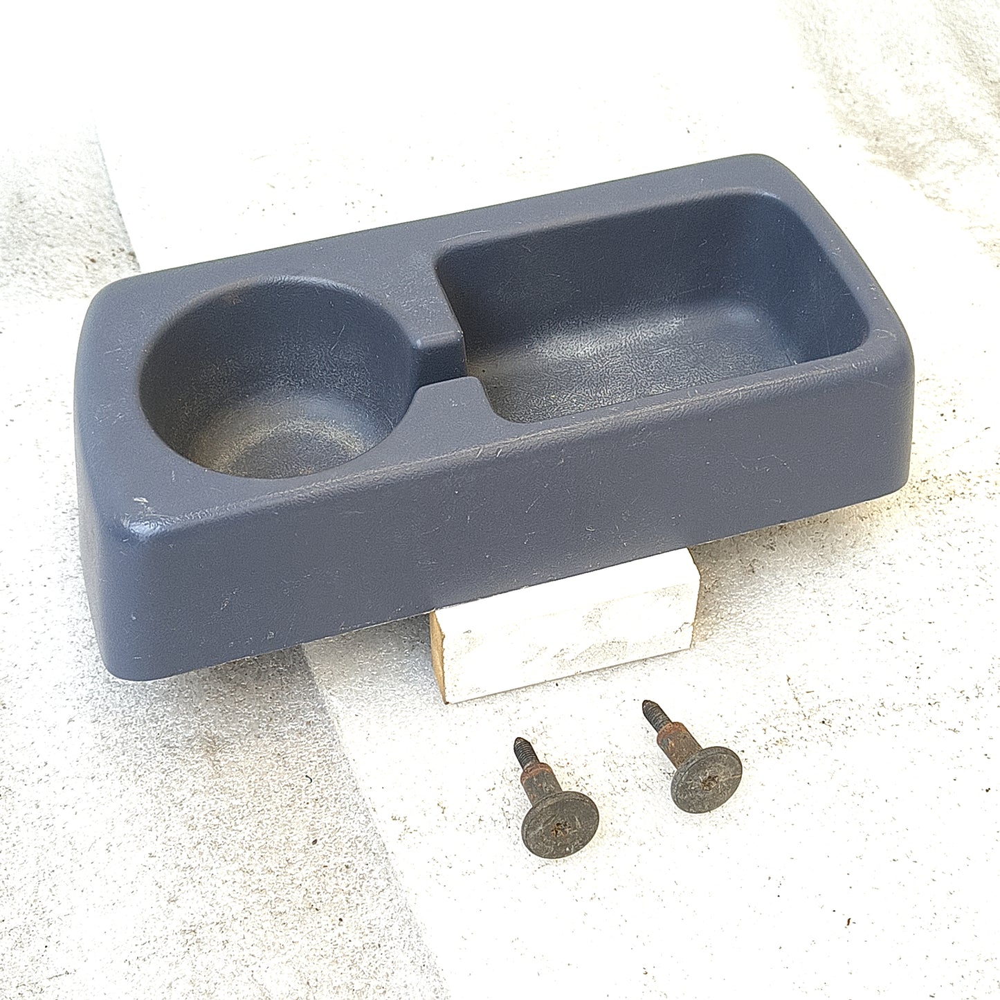92-96 Crystal Blue Bench Seat Cup Holder (Used) F150 F250 F350 OEM