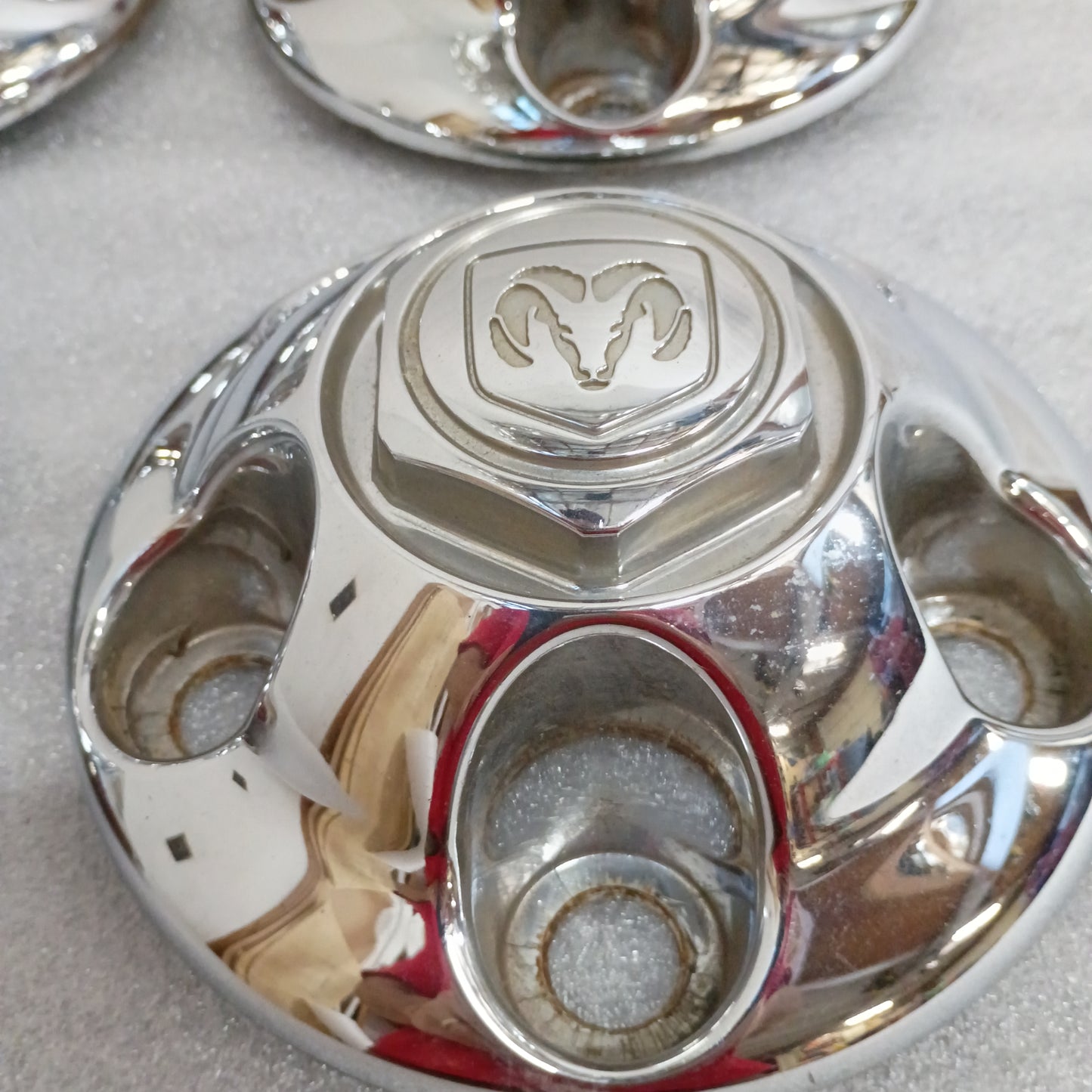 98-01 OEM Dodge/Ram 1500 Chrome Center Caps - Set of 4 - (Used) 52038915
