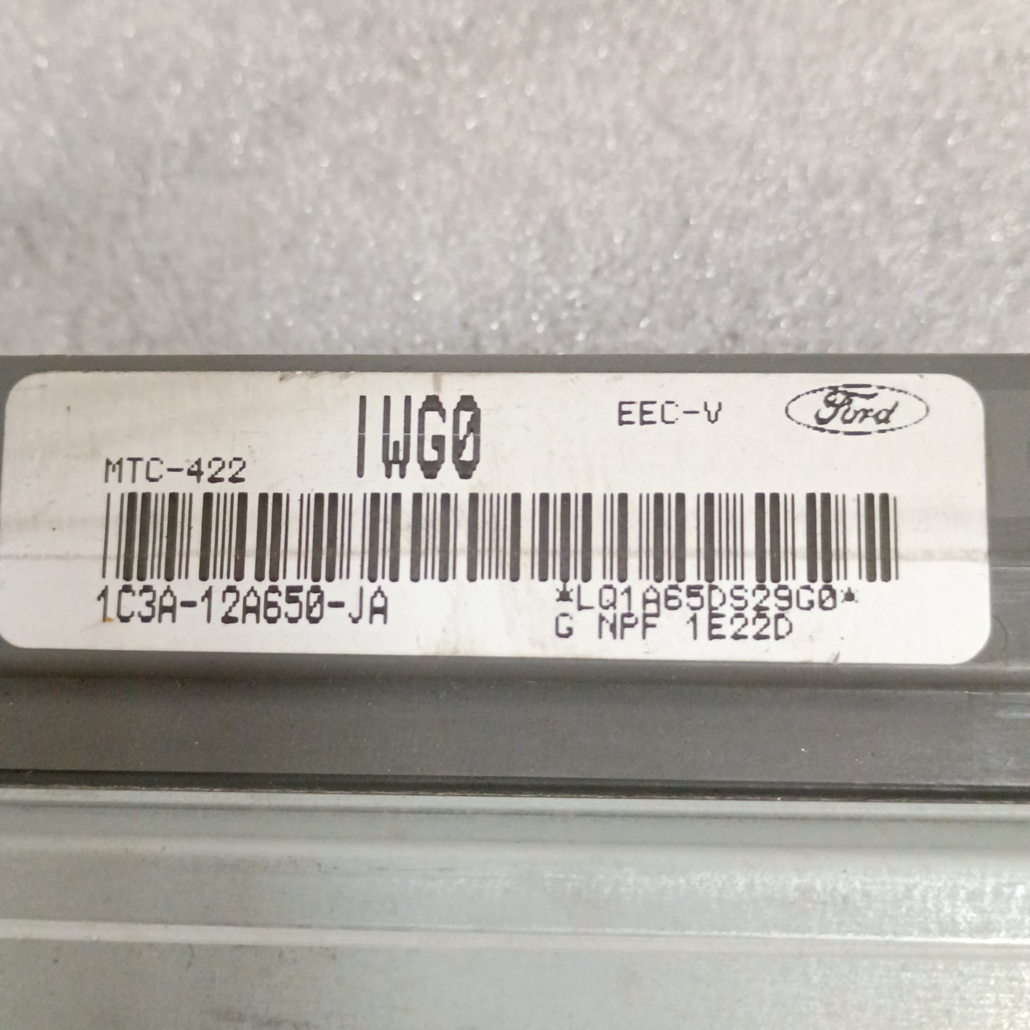 01 Super Duty ECM / PCM / EEC  1C3A-12A650-JA 6.8L Gas Triton V10 (Used) Ford F250 F350