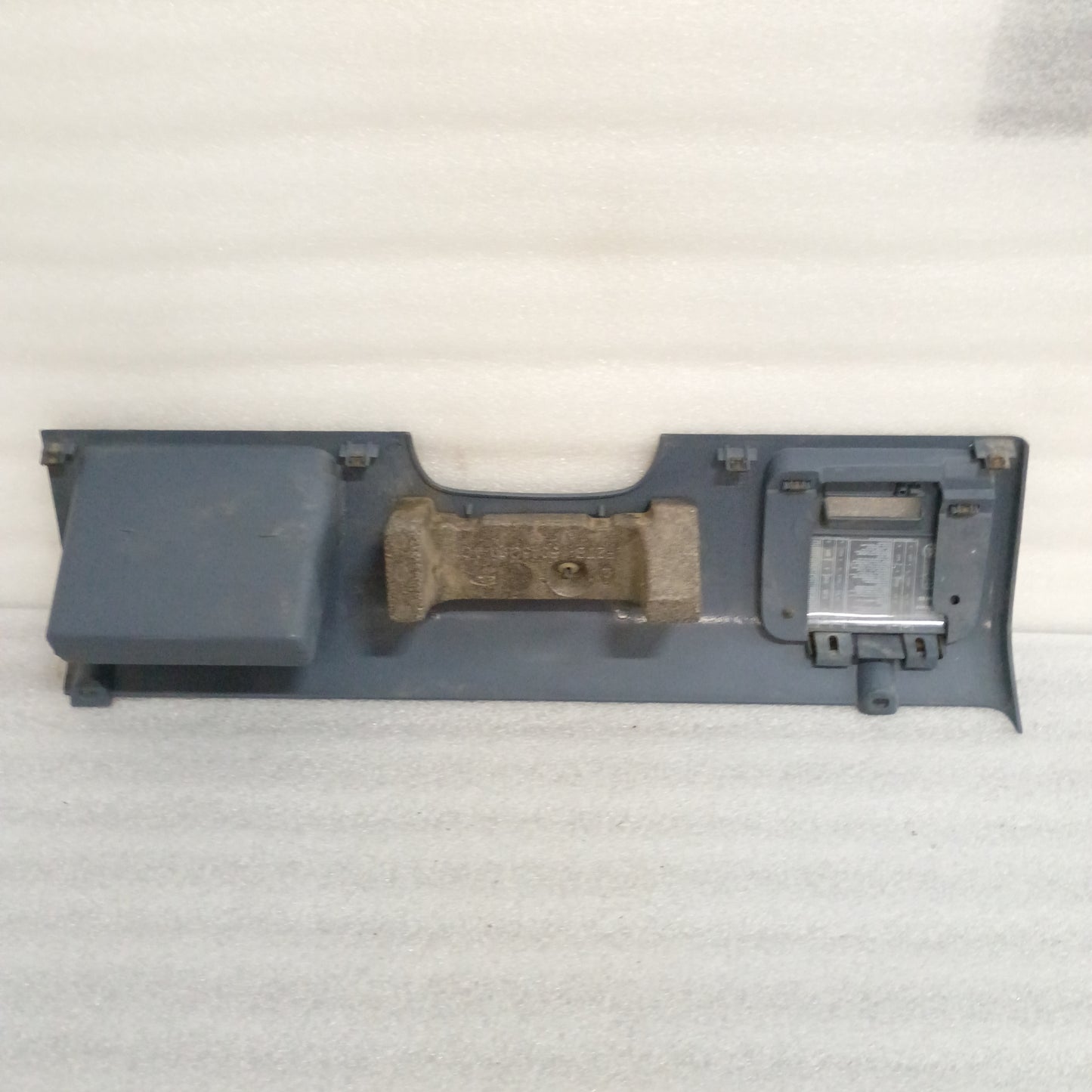 92-96 Dark/Crystal Blue Lower Dash Knee Panel Trim (Used) Ford F150 F250 F350 Bronco