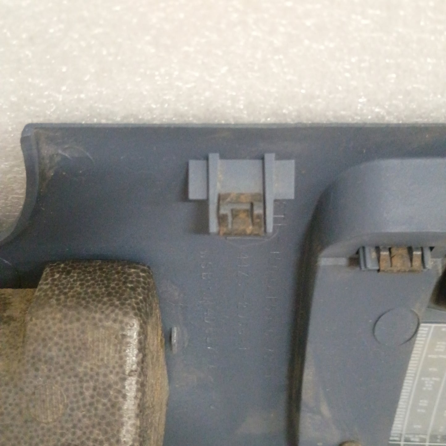 92-96 Dark/Crystal Blue Lower Dash Knee Panel Trim (Used) Ford F150 F250 F350 Bronco