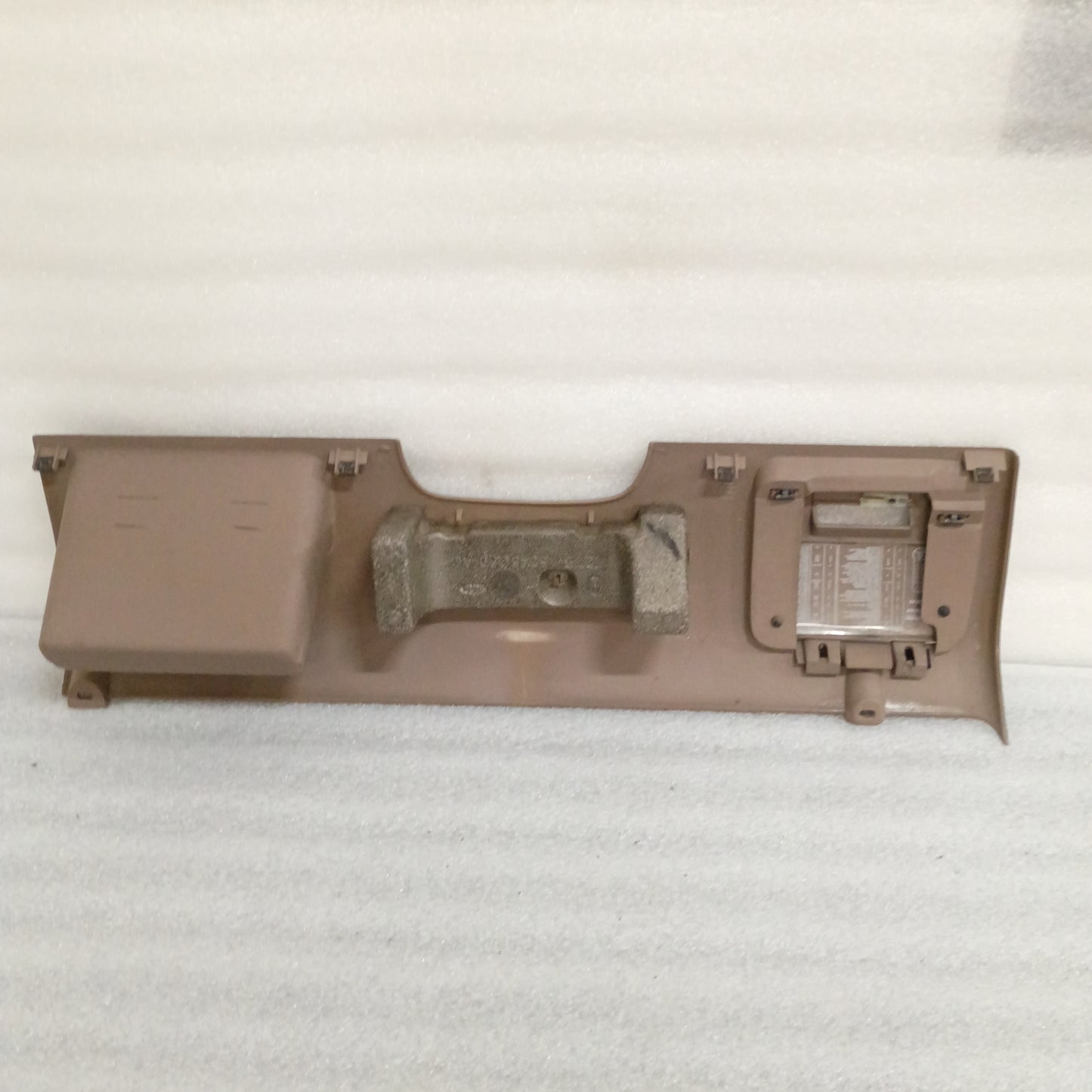 92-96 Tan/Mocha Lower Dash Knee Panel Trim (Used) Ford F150 F250 F350 Bronco