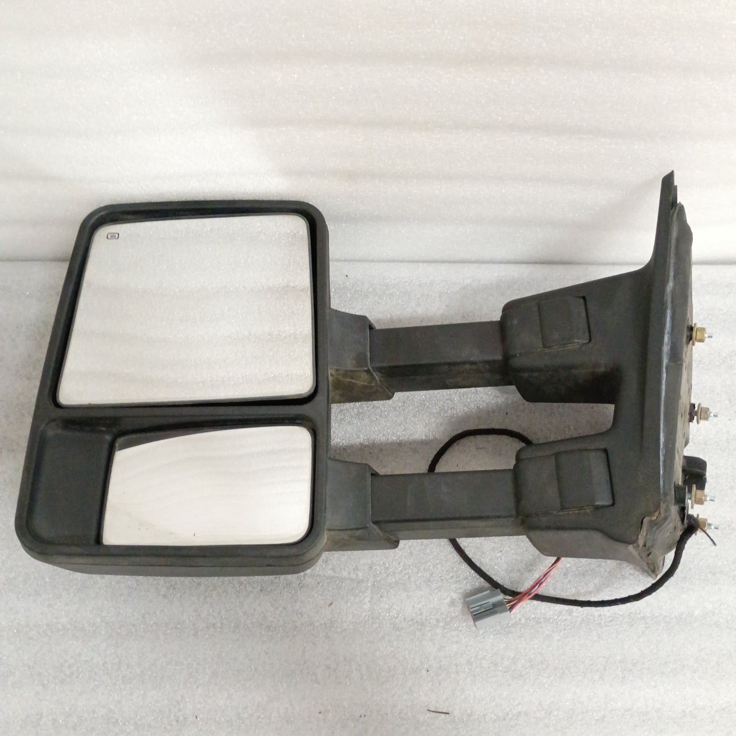 08-16 OEM Ford Power Heated Tow Mirror Left Side (Used) 22 Pin F250 F350 Super Duty