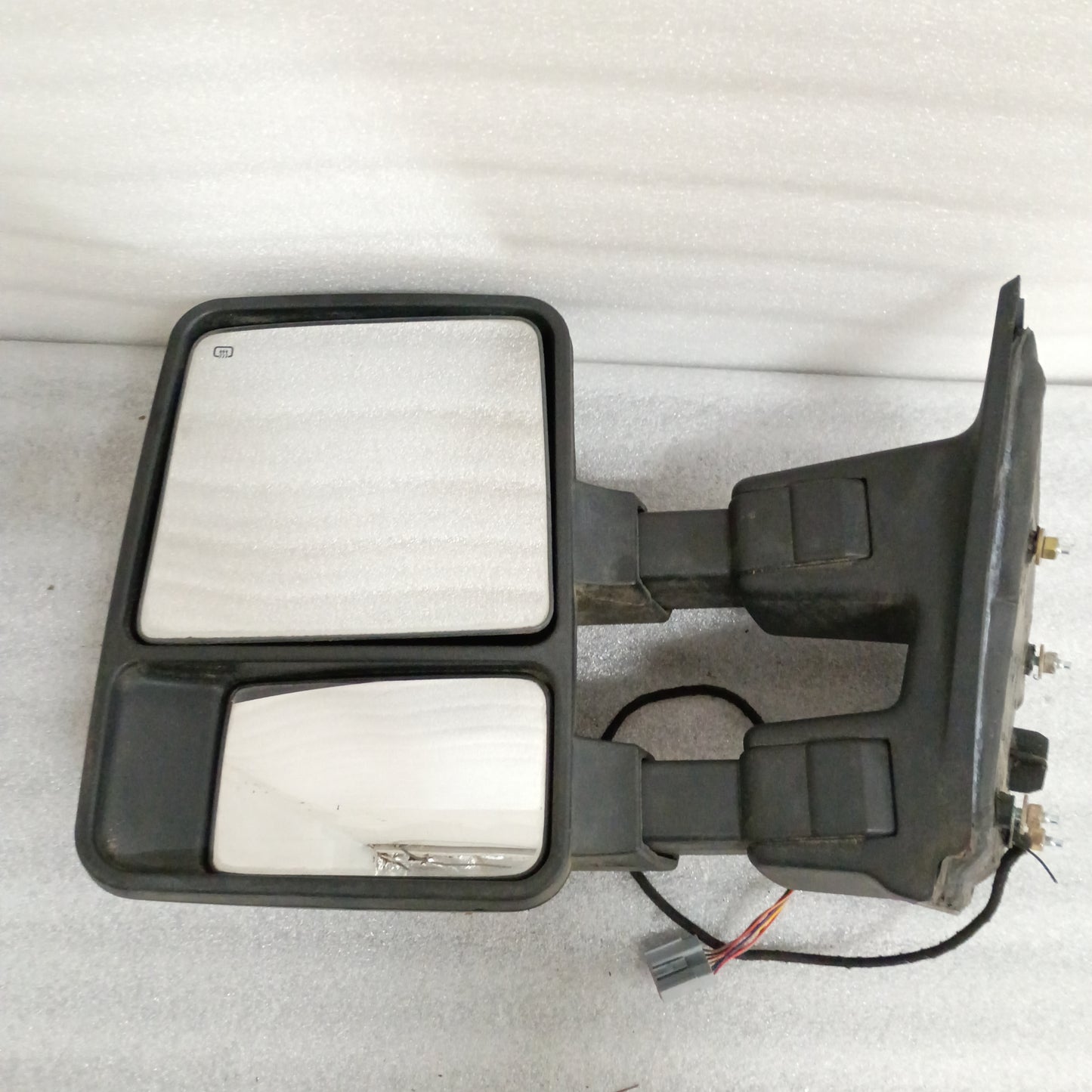08-16 OEM Ford Power Heated Tow Mirror Left Side (Used) 22 Pin F250 F350 Super Duty