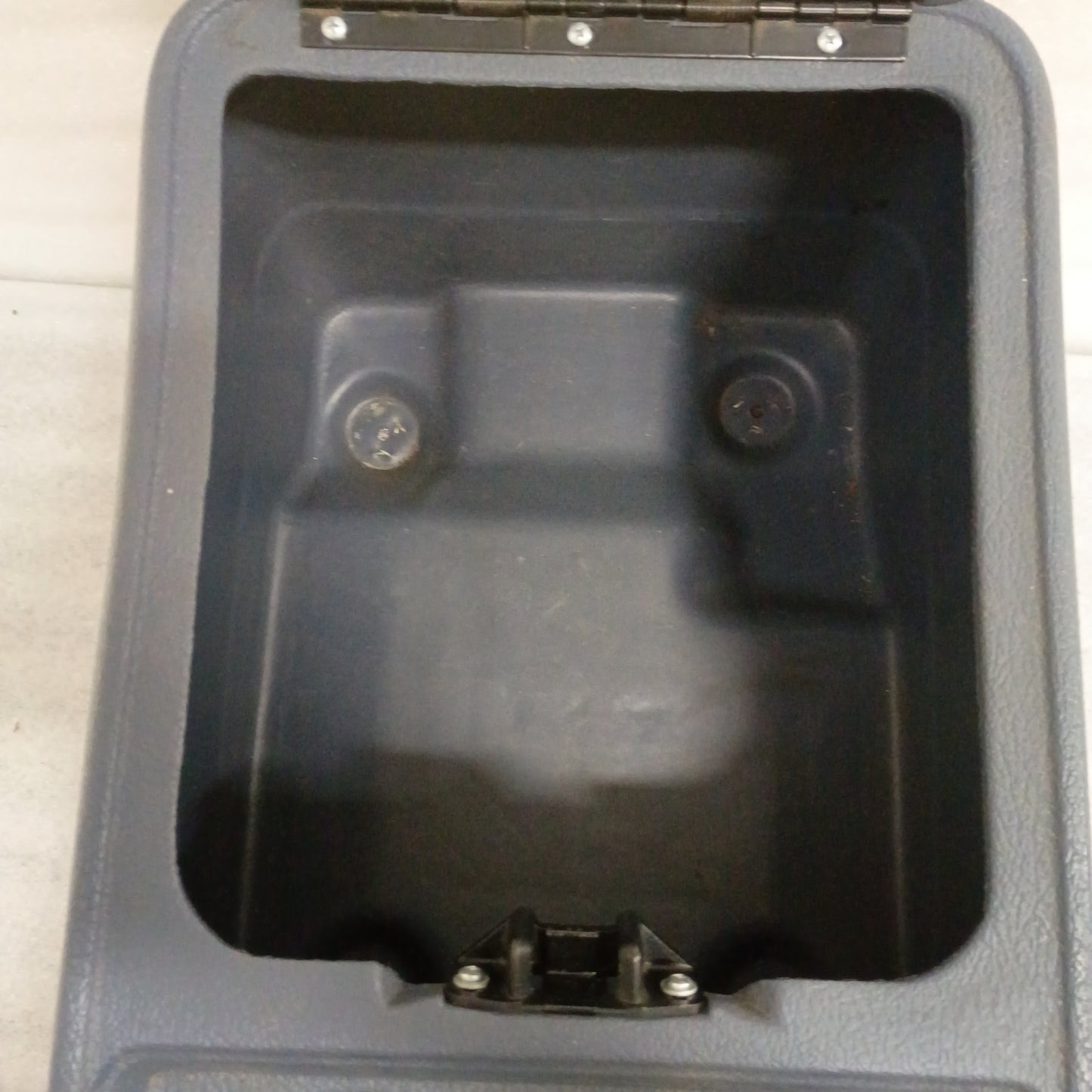 80-91 Dark Blue Center Console w/ Cup Holder (Used) F150 F250 F350 Bronco OEM