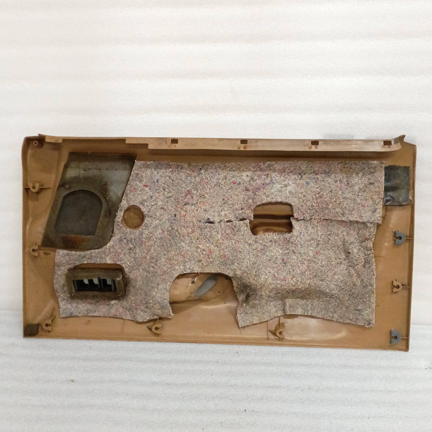 87-91 Deluxe Tan Door Panels Pair Left & Right Power (Used) F150 F250 F350 Bronco XLT