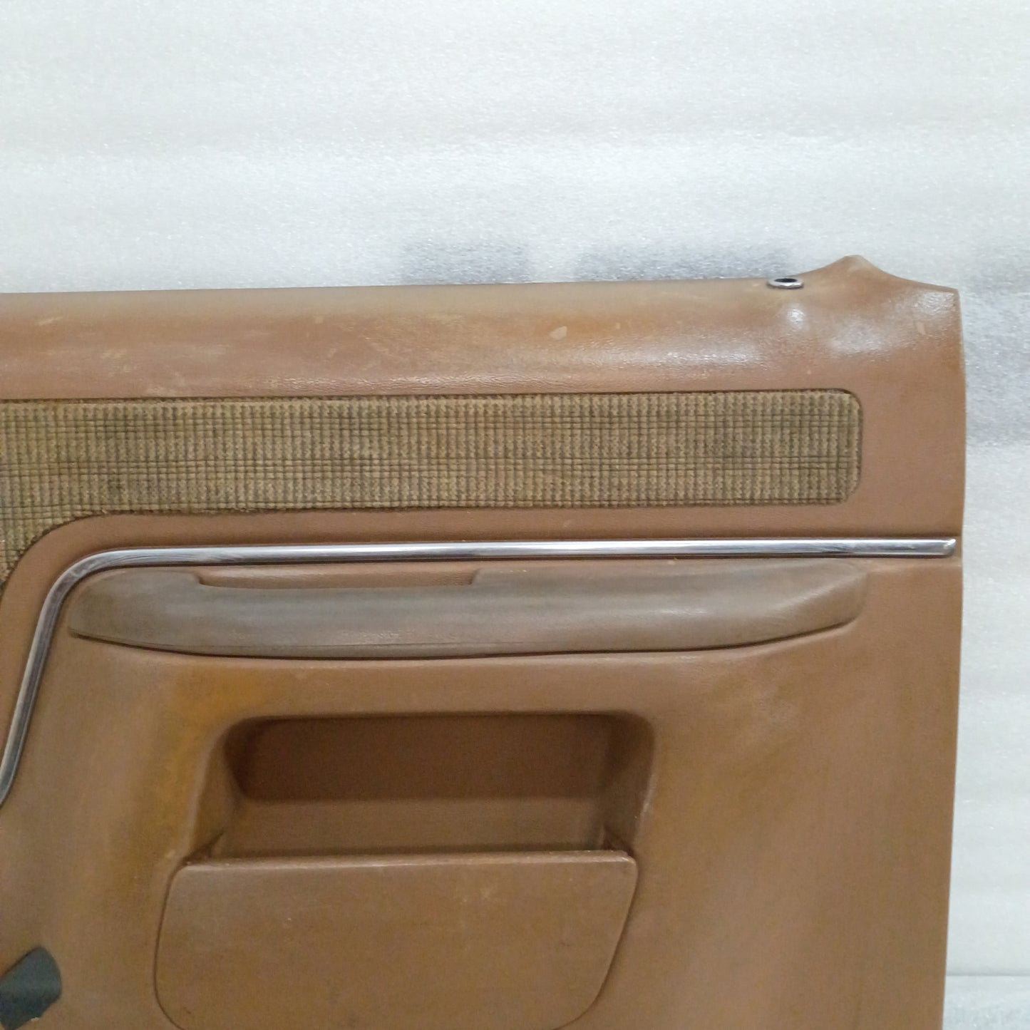 87-91 Deluxe Tan Door Panels Pair Left & Right Power (Used) F150 F250 F350 Bronco XLT