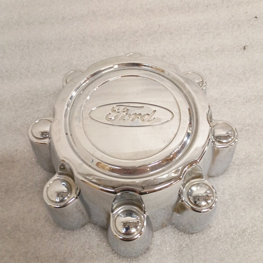 99-04 OEM Ford Chrome Center Cap 2WD / 4WD Rear 8 Lug (Used) Super Duty F250 F350 OEM
