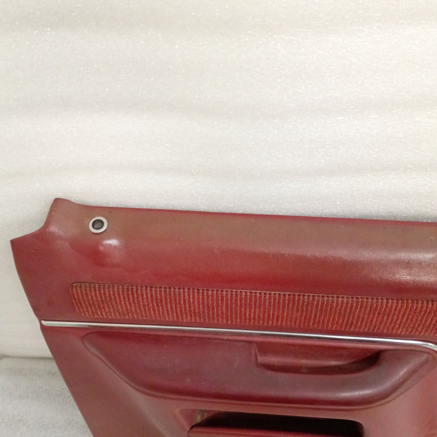 87-91 Deluxe Red Door Panels Set  Power (Used) F150 F250 F350 Bronco XLT