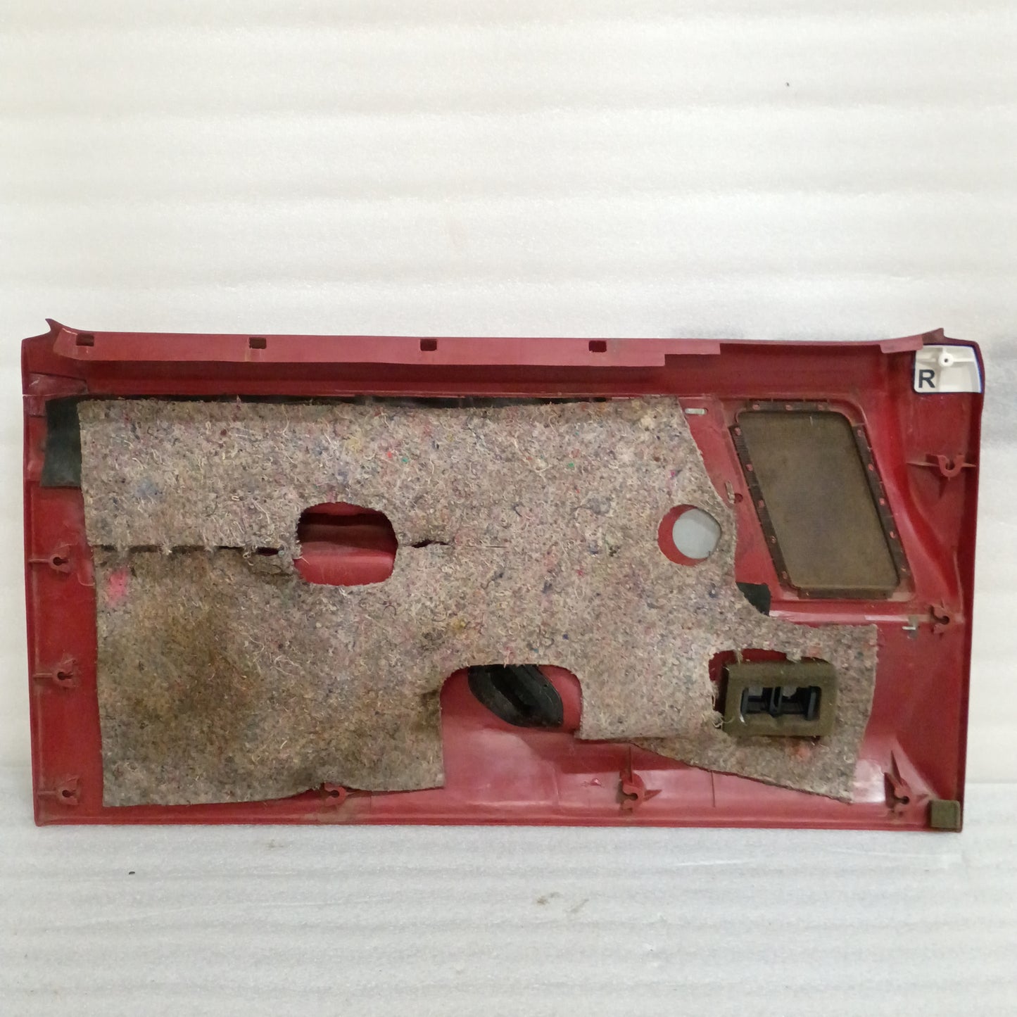 87-91 Deluxe Red Door Panels Set  Power (Used) F150 F250 F350 Bronco XLT