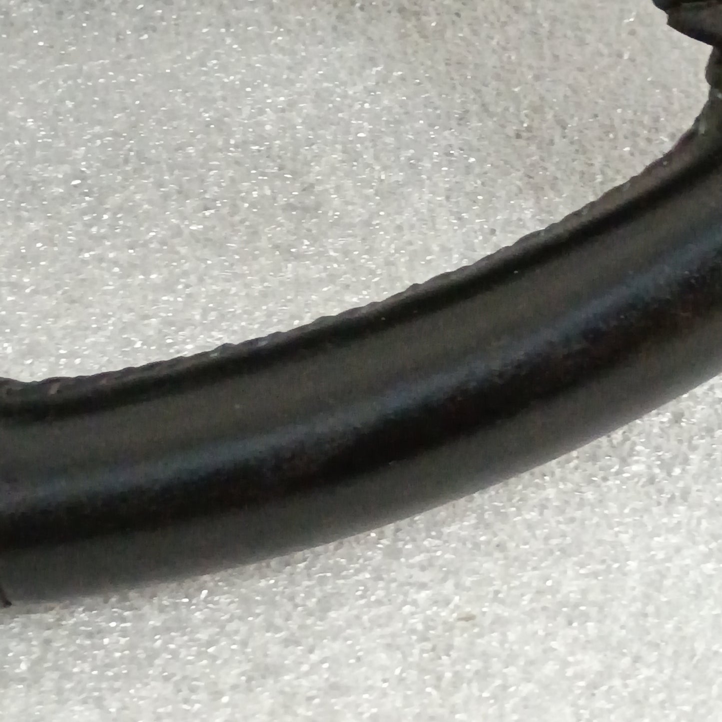 87-91 Leather Steering Wheel & Horn Pad with Cruise (Used) F150 F250 F350 Bronco OEM