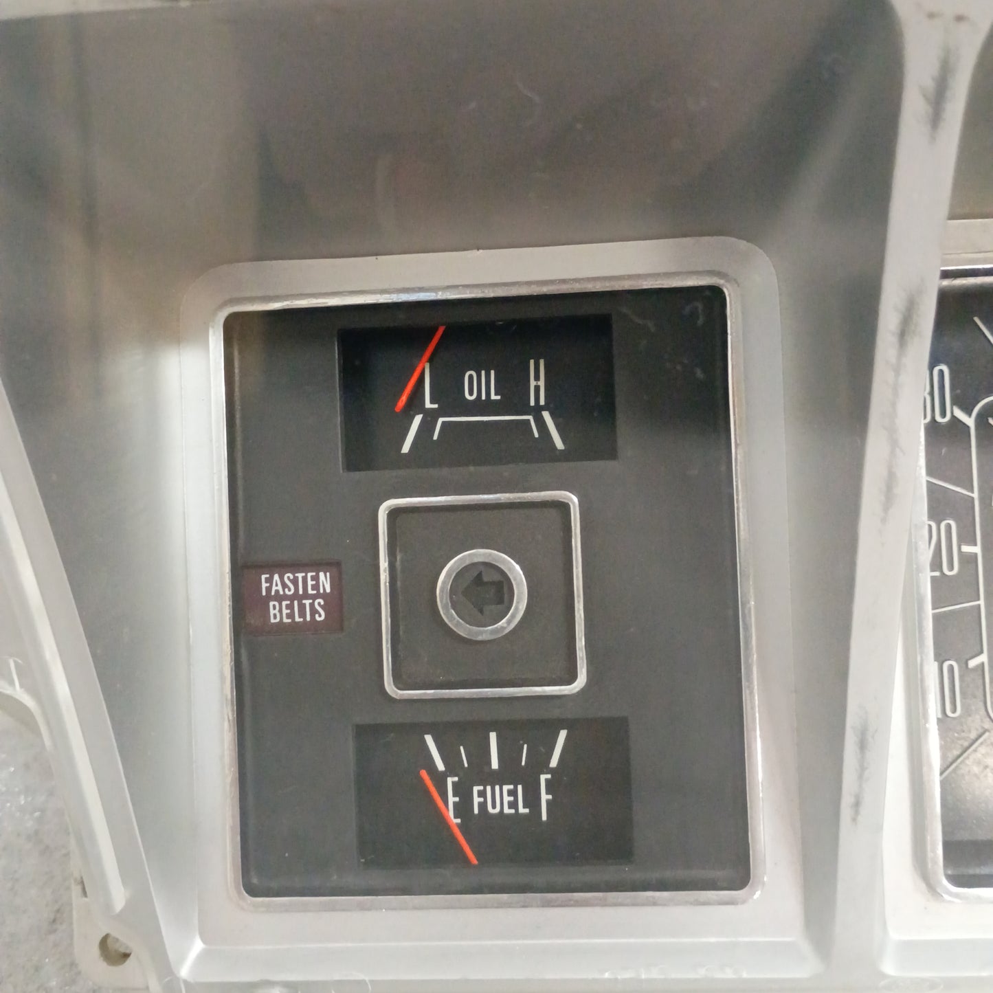 76-79 Gauge Cluster w/Silver Bezel (Remanufactured) REFURBISHED Ford F150 F250 F350 Bronco
