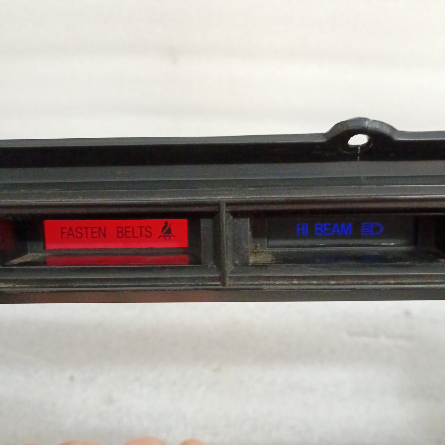 80-86 Burl Wood Grain Gauge Cluster Bezel with AC Vents (Used) F150 F250 F350 Bronco